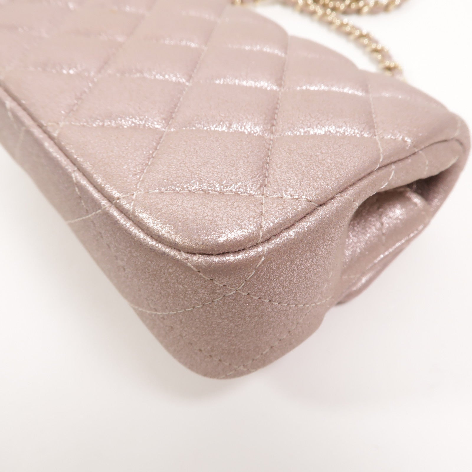 CHANEL 羊皮皮革Extra Mini Flap鏈帶肩背袋