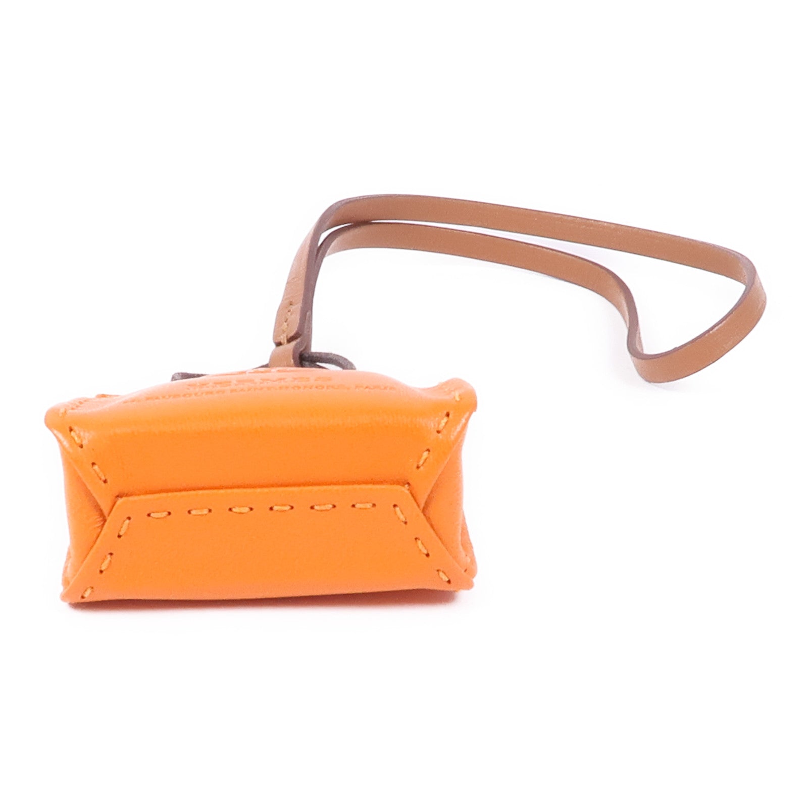 HERMES Swift皮革Shopping Bag Charm掛飾