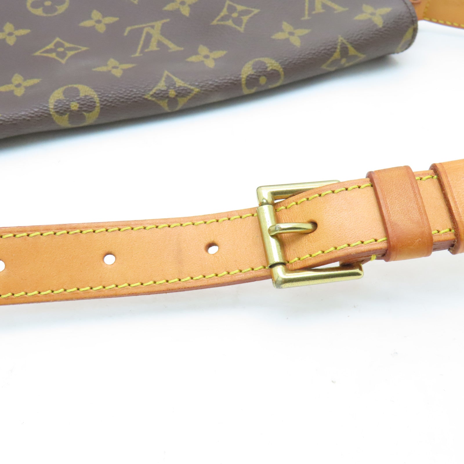 LOUIS VUITTON 【激減優惠】Monogram Musette金扣肩背袋啡色