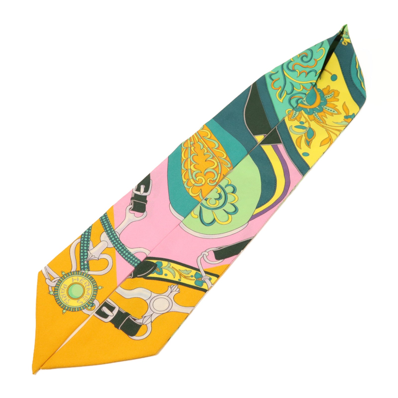 HERMES 絲質Twilly絲巾