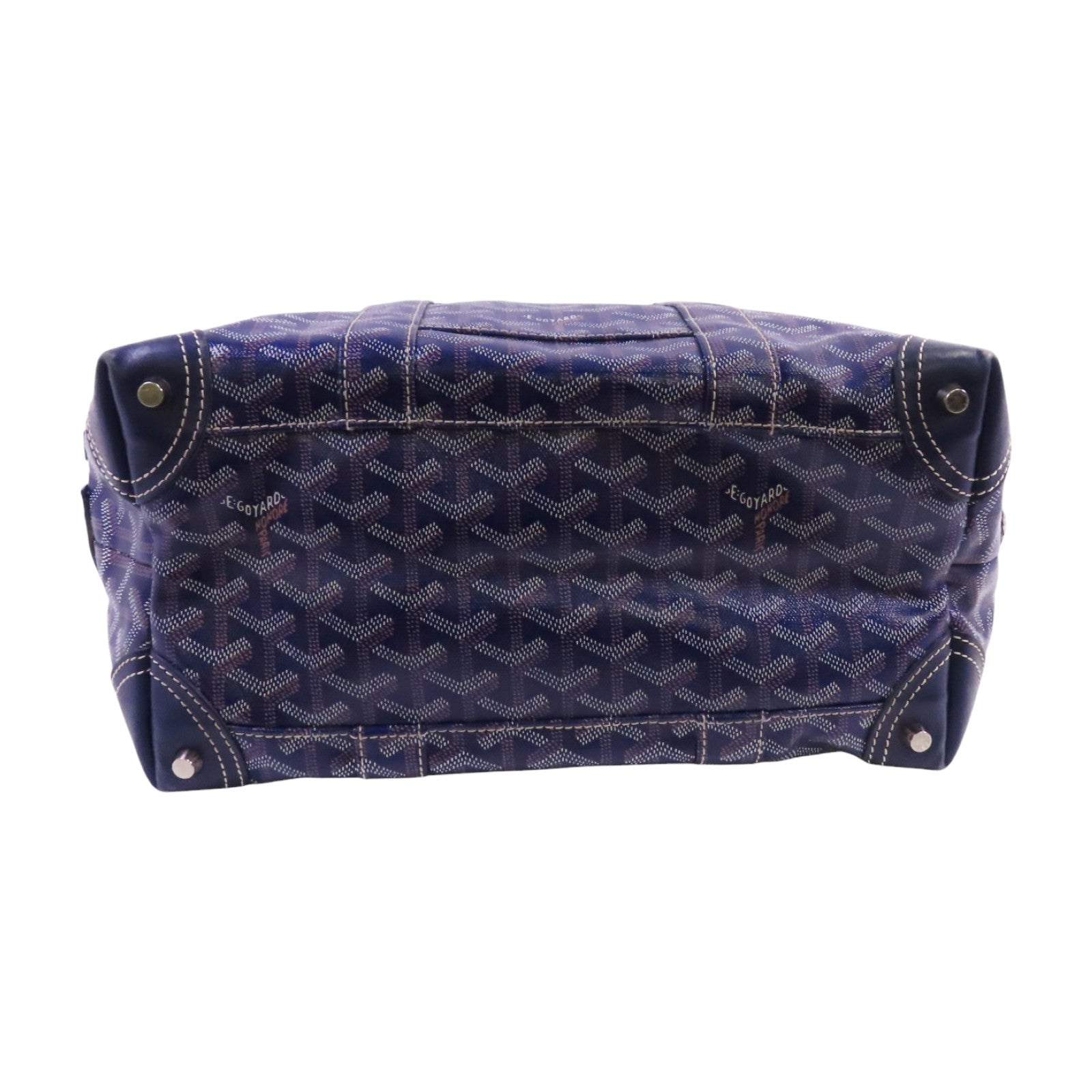 GOYARD 塗層帆布Boeing 30銀扣手挽袋