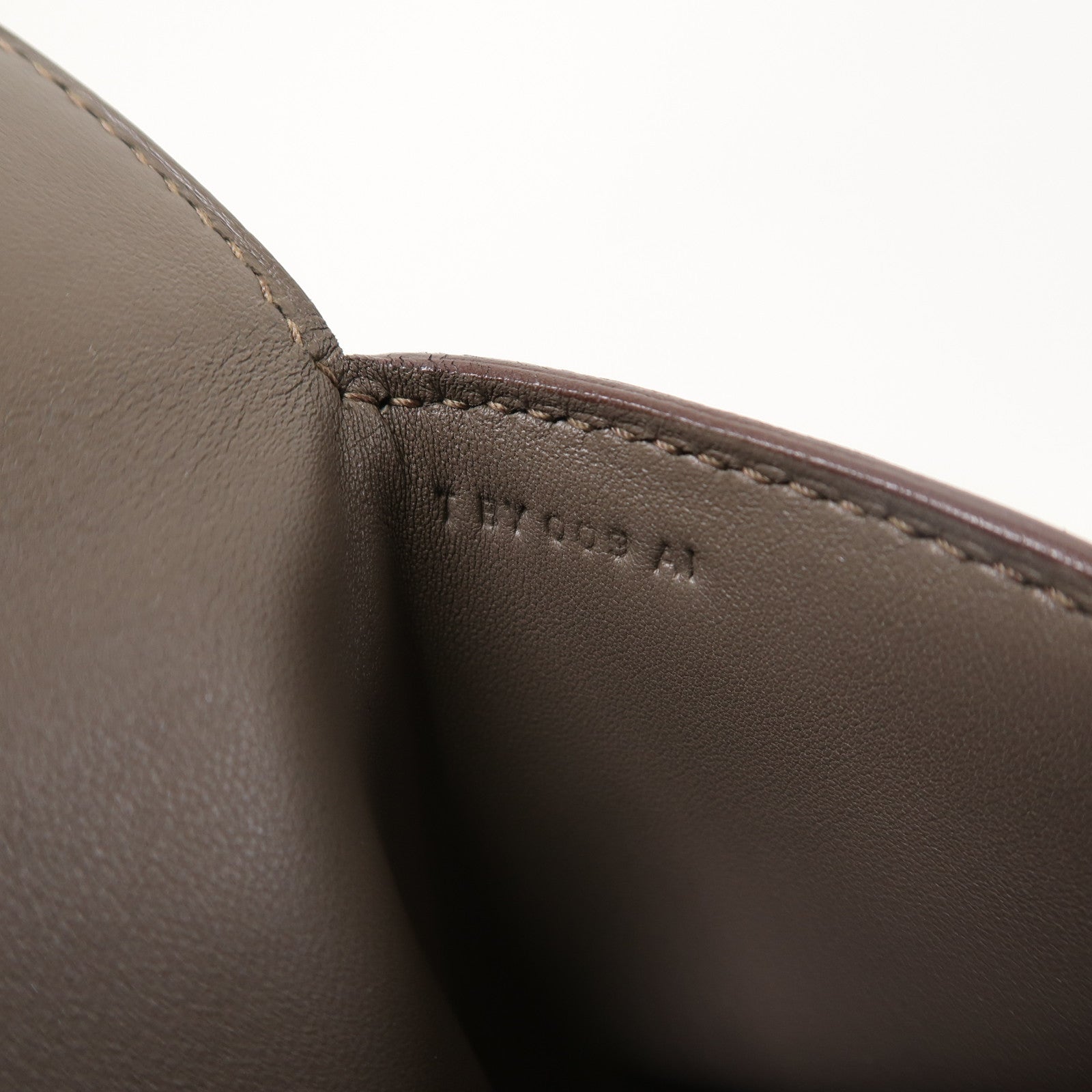 HERMES Evercolor皮革Toolbox 26銀扣手挽肩背兩用袋錫器灰色