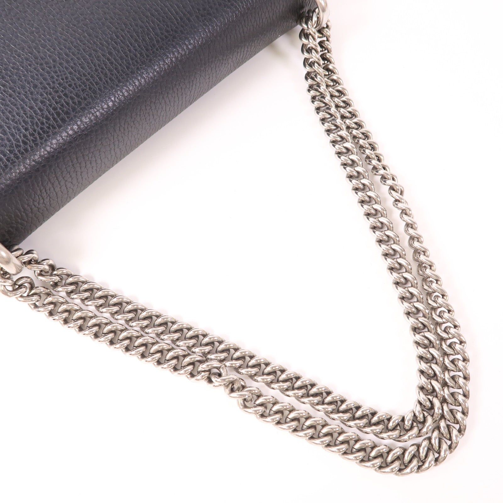 GUCCI 牛皮皮革Dionysus銀扣鏈帶肩背袋