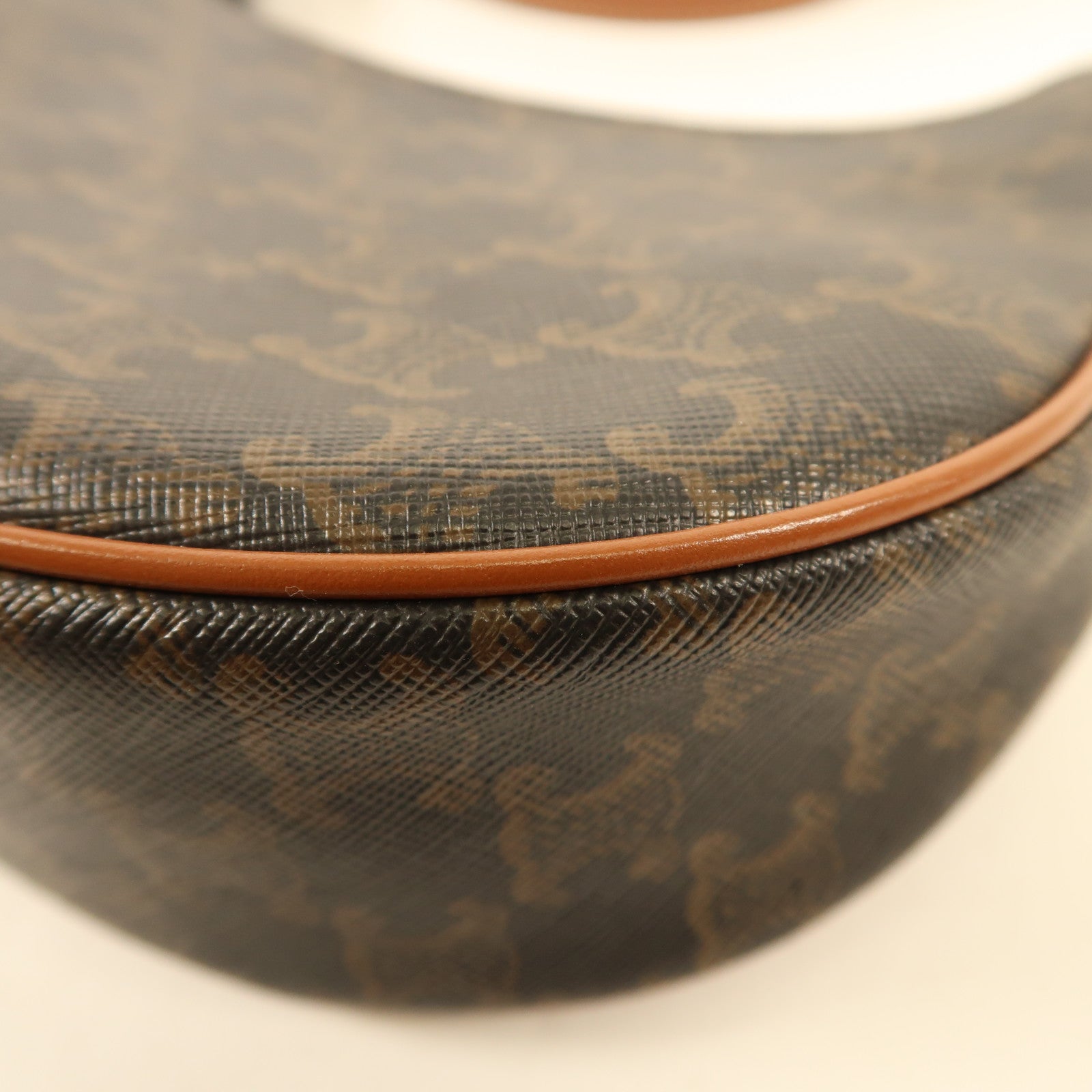 CELINE 塗層帆布Ava金扣肩背袋