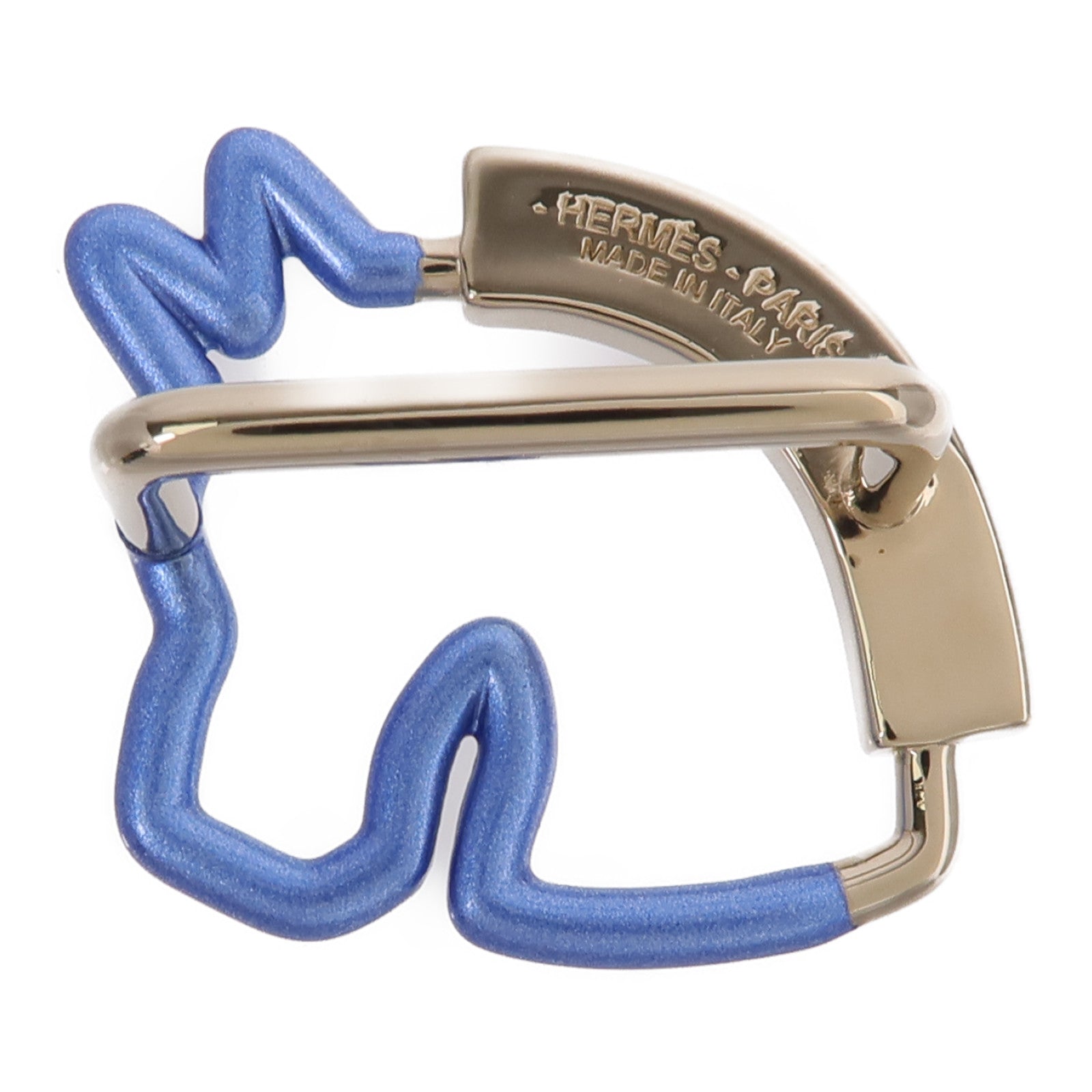 HERMES 黃銅Cheval Neon Scarf 70 Ring絲巾扣