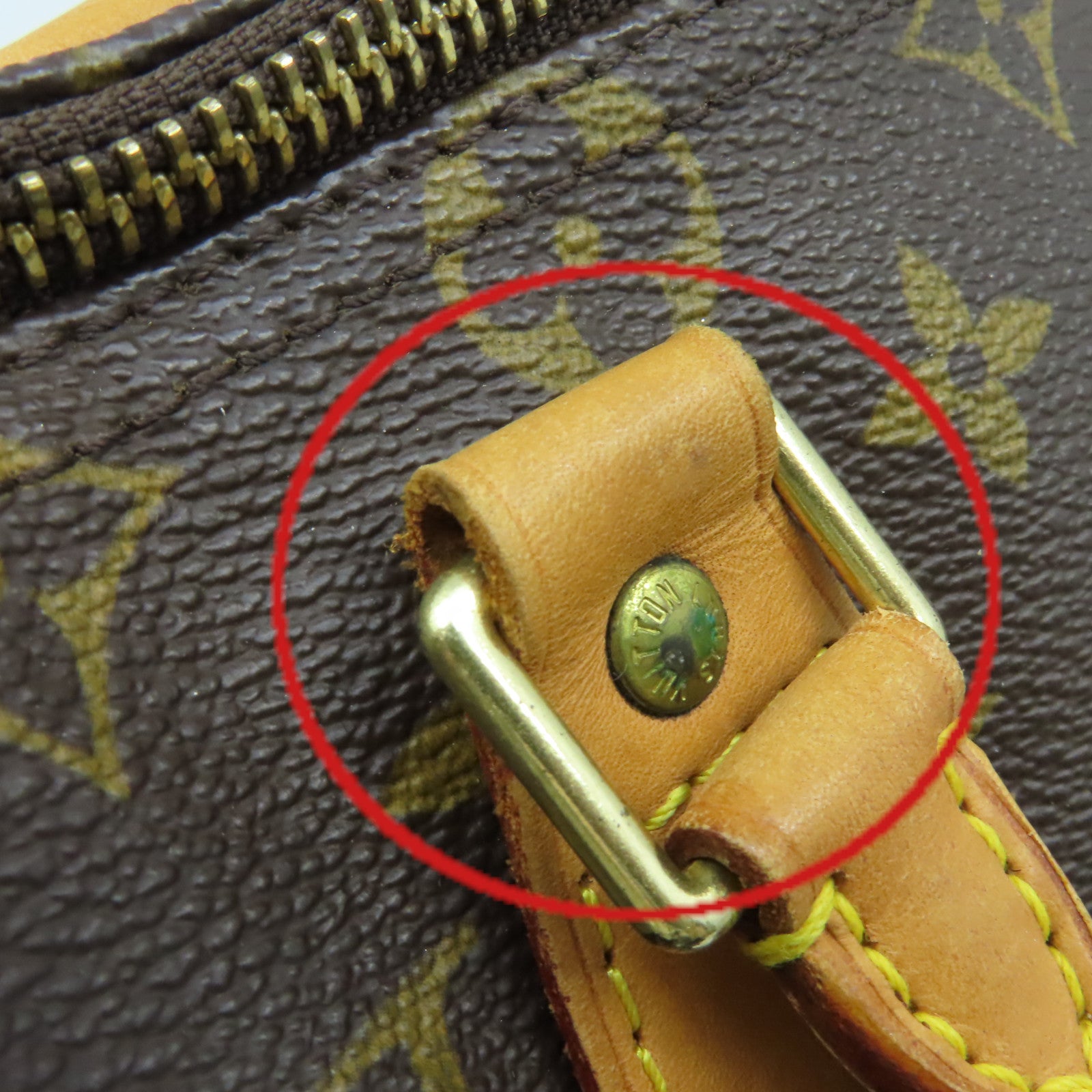 LOUIS VUITTON Monogram Speedy 25 Hand Bag金扣手挽袋啡色