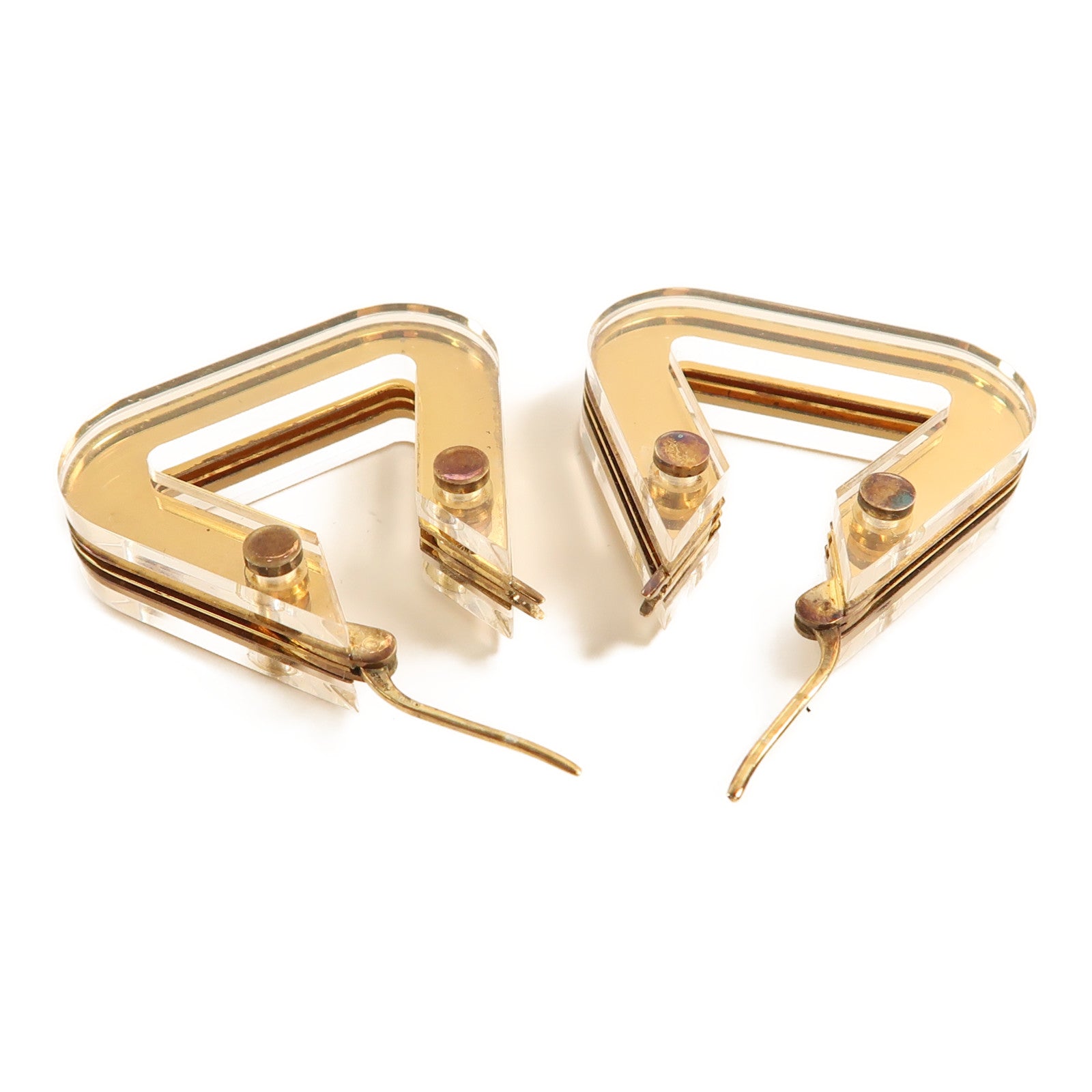 BOTTEGA VENETA【激減優惠】 925純銀/PVC Earrings耳環金色
