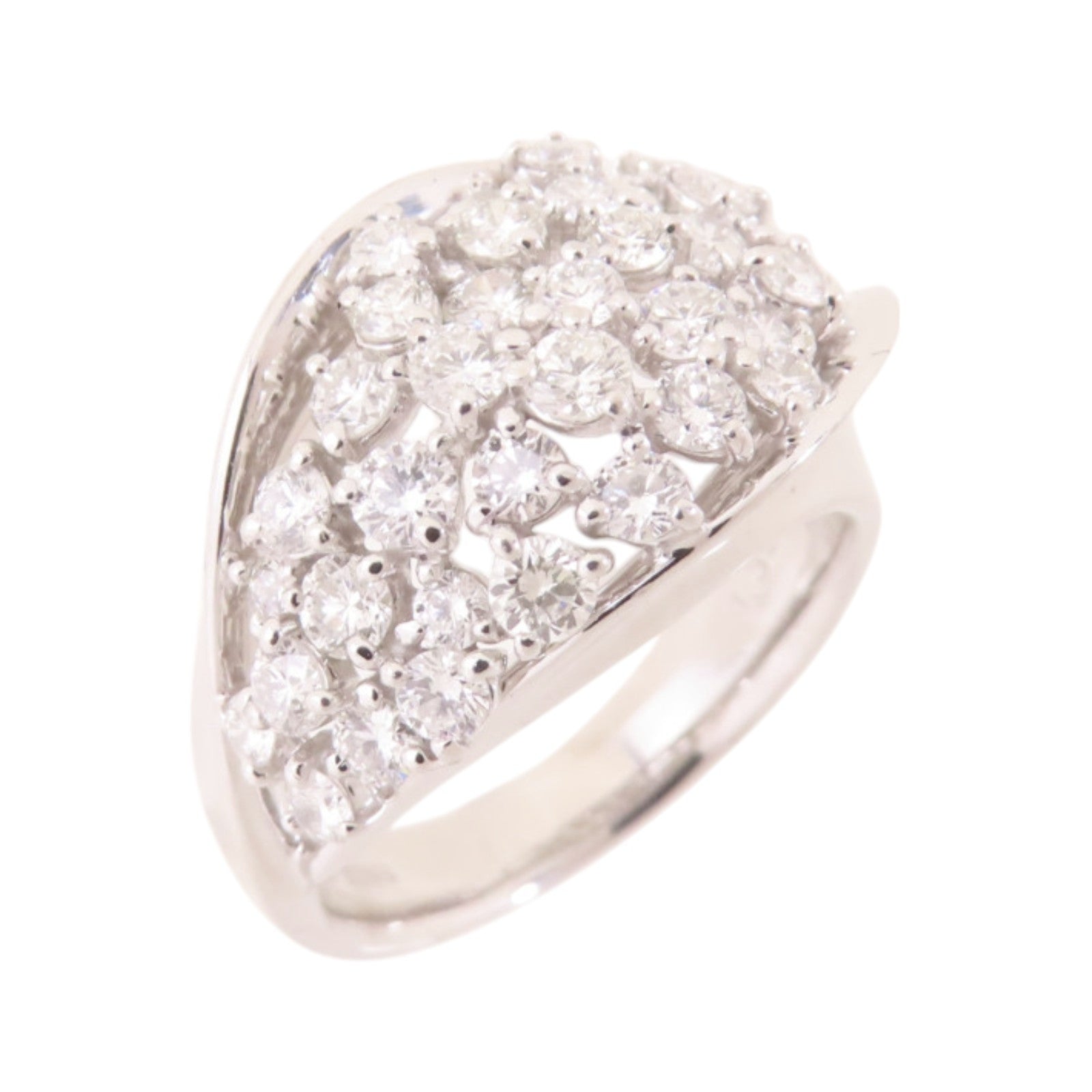 JEWELRY 【激減優惠】18K白金/鑽石Diamond Ring戒指US#5.75