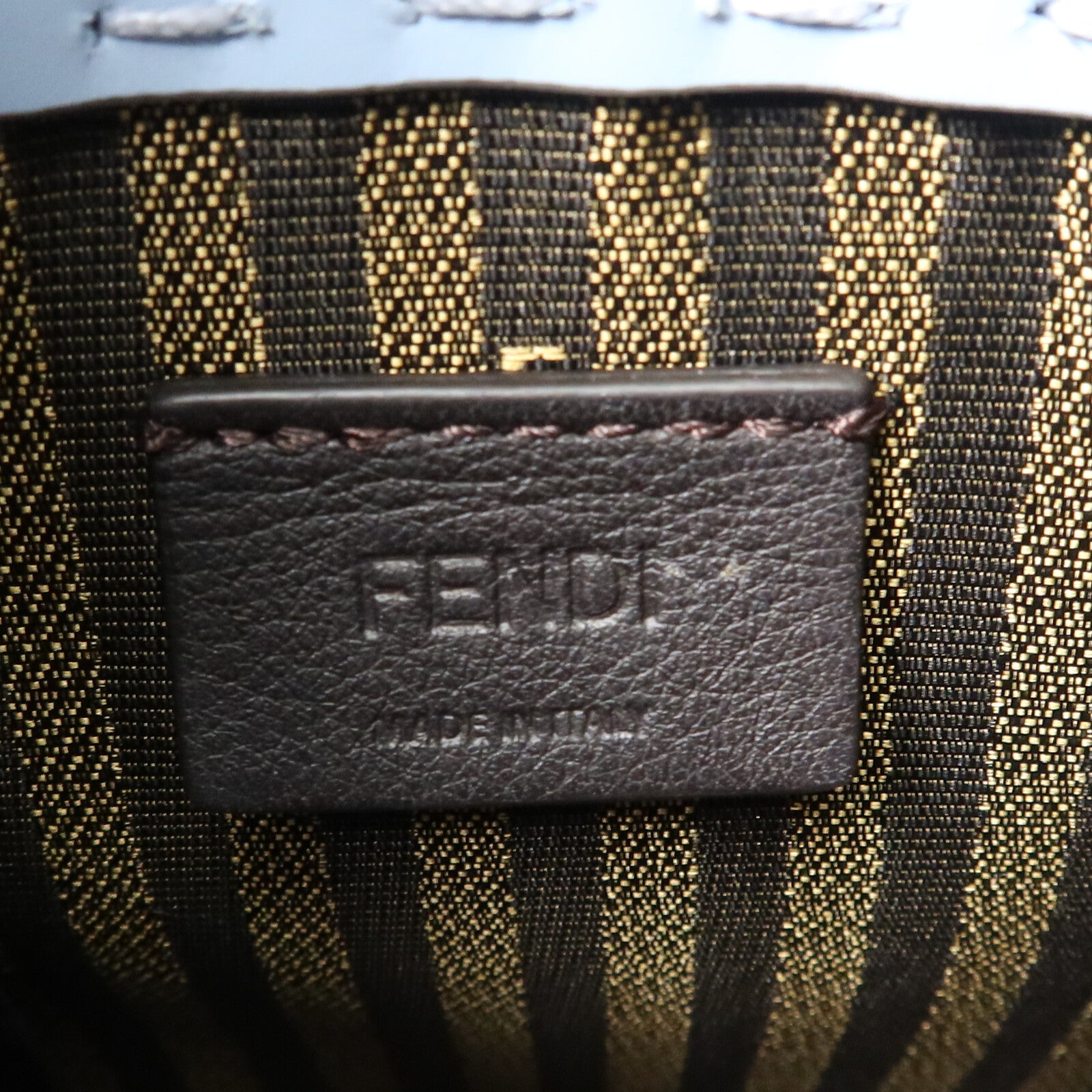 FENDI 牛皮皮革Mini Sunshine Shopper手挽肩背兩用袋