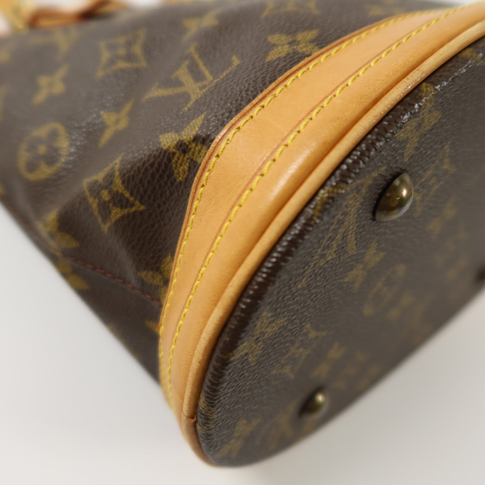 LOUIS VUITTON Monogram Bucket PM金扣手挽袋