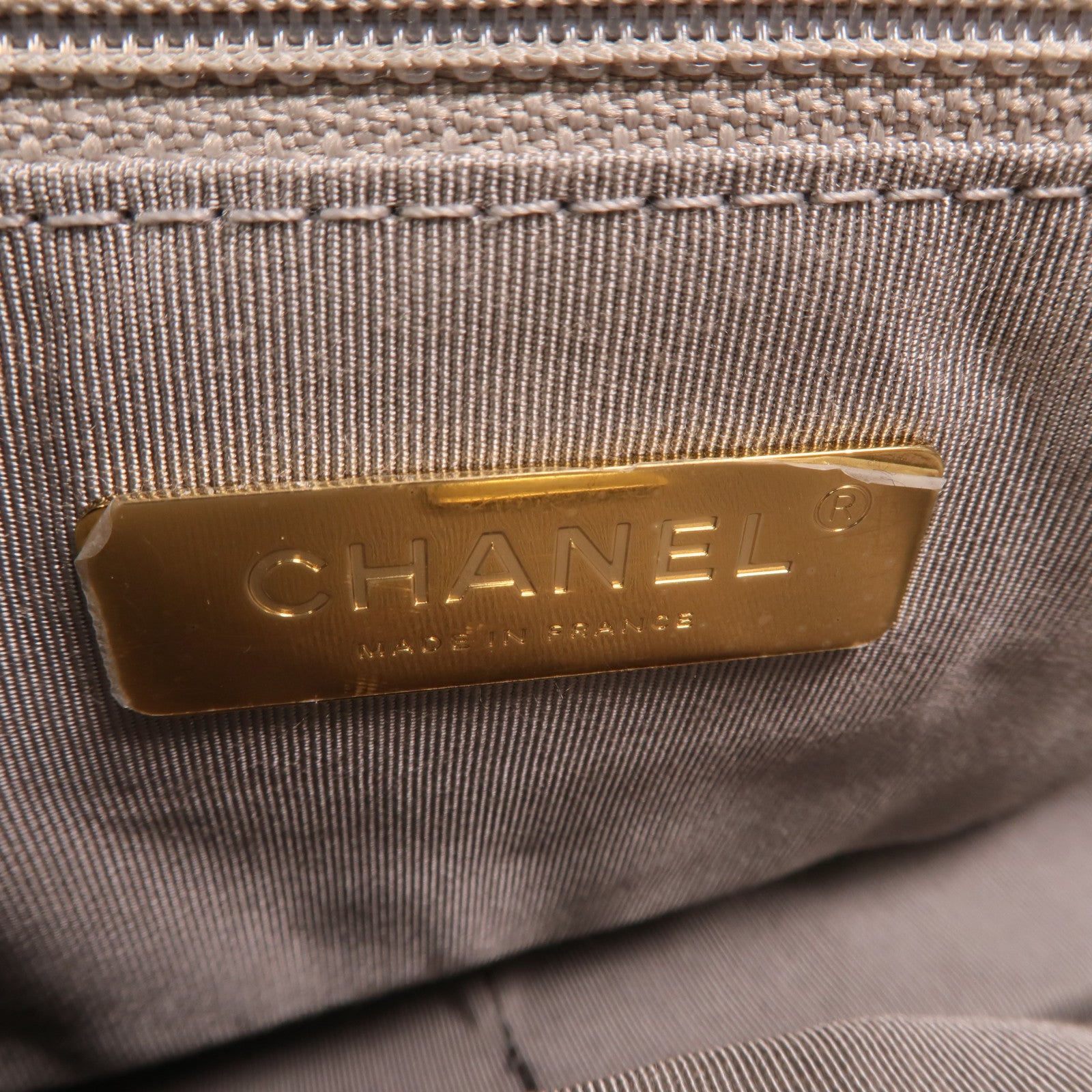 CHANEL 牛皮皮革Chanel 19 Small金扣鏈帶手挽肩背兩用袋