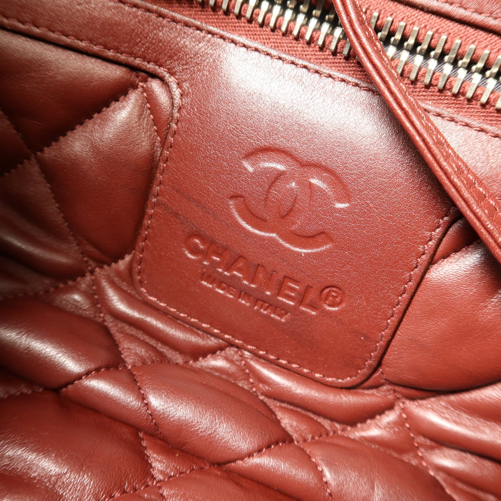 CHANEL 牛皮皮革Coco Cocoon銀扣手挽袋