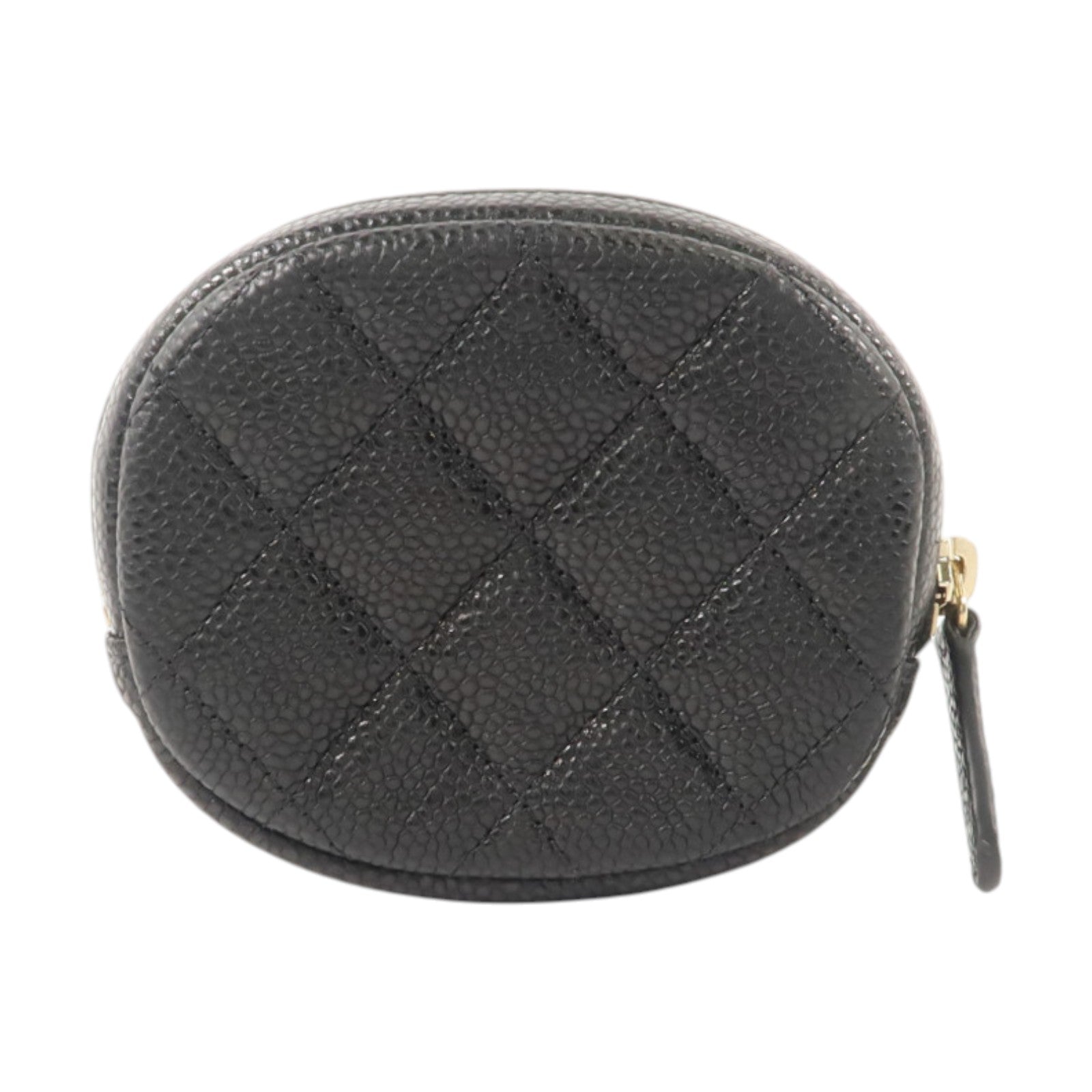 CHANEL 牛皮皮革Classic Round Coin Purse金扣零錢包