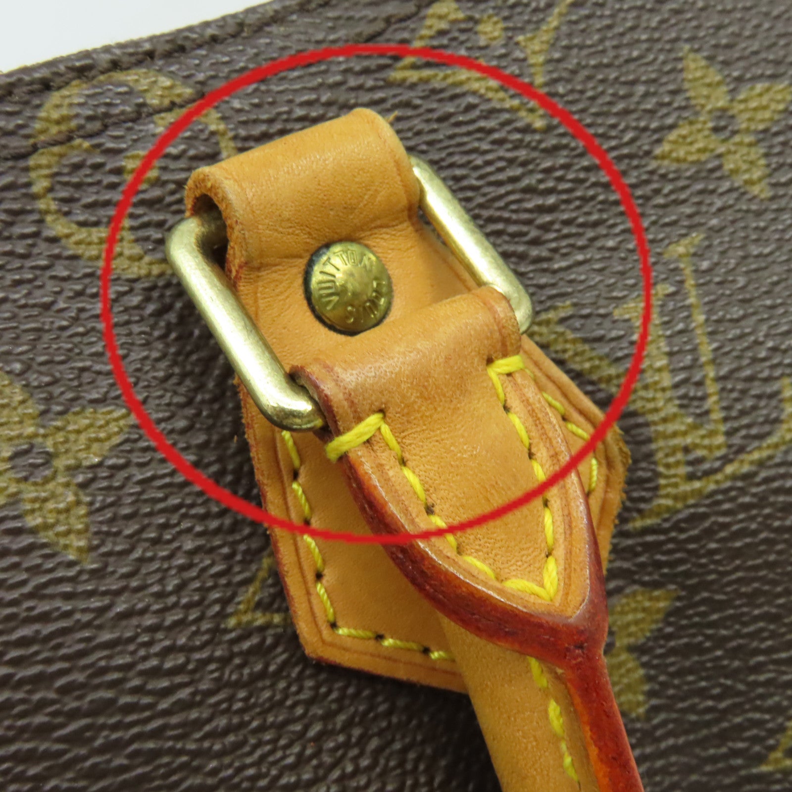 LOUIS VUITTON Monogram Speedy 25 Hand Bag金扣手挽袋啡色