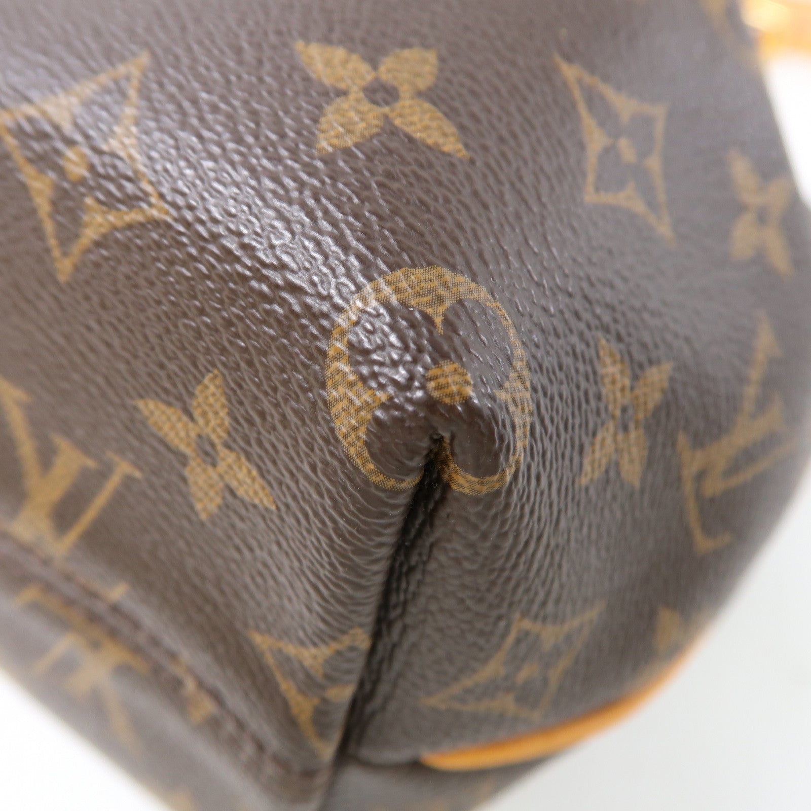 LOUIS VUITTON Monogram Turenne PM金扣手挽肩背兩用袋棕色