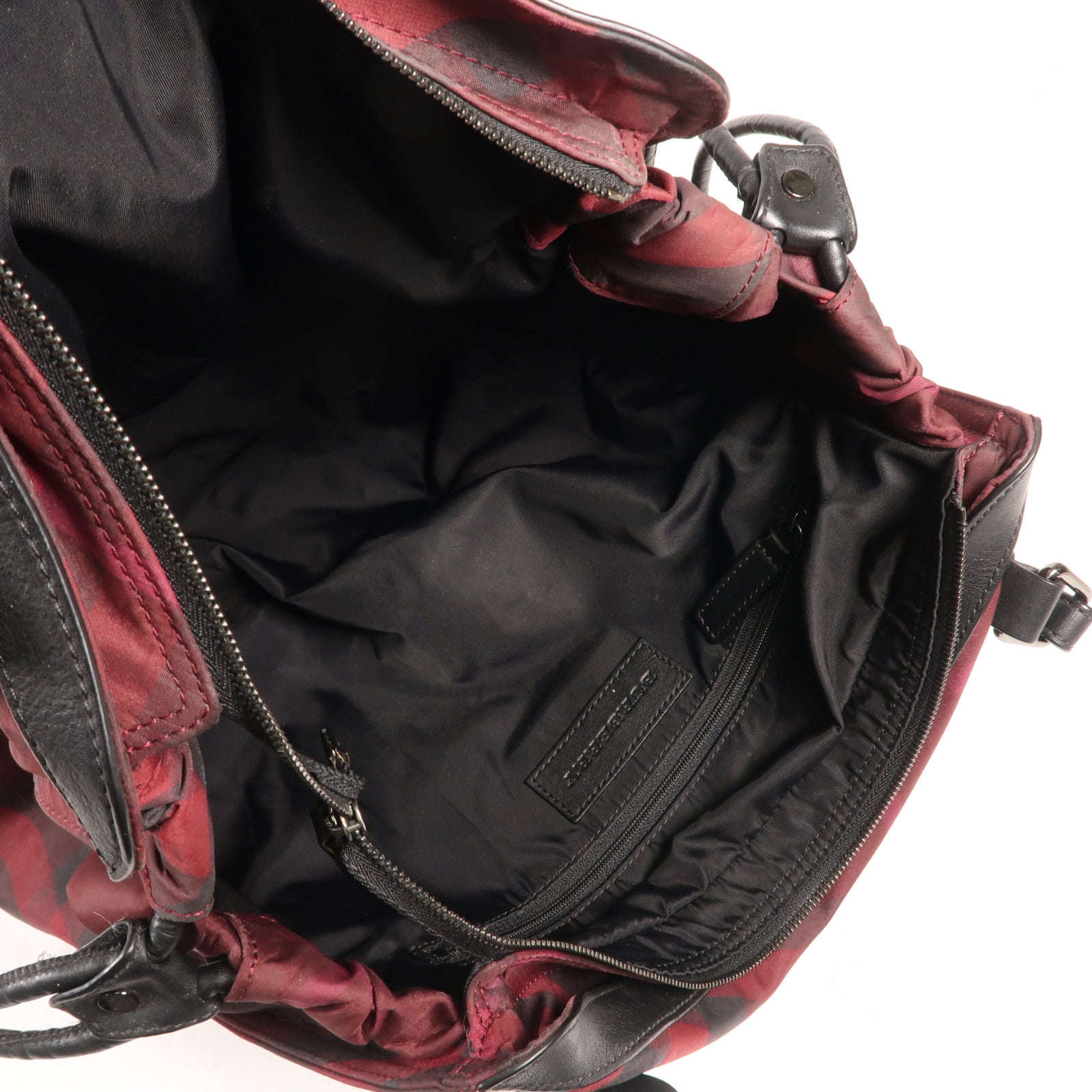 BURBERRY 尼龍Shoulder Bag銀扣肩背袋
