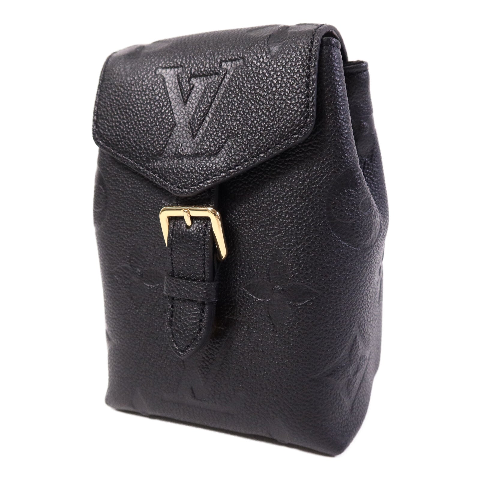 LOUIS VUITTON Monogram Empreinte Tiny Backpack金扣背包