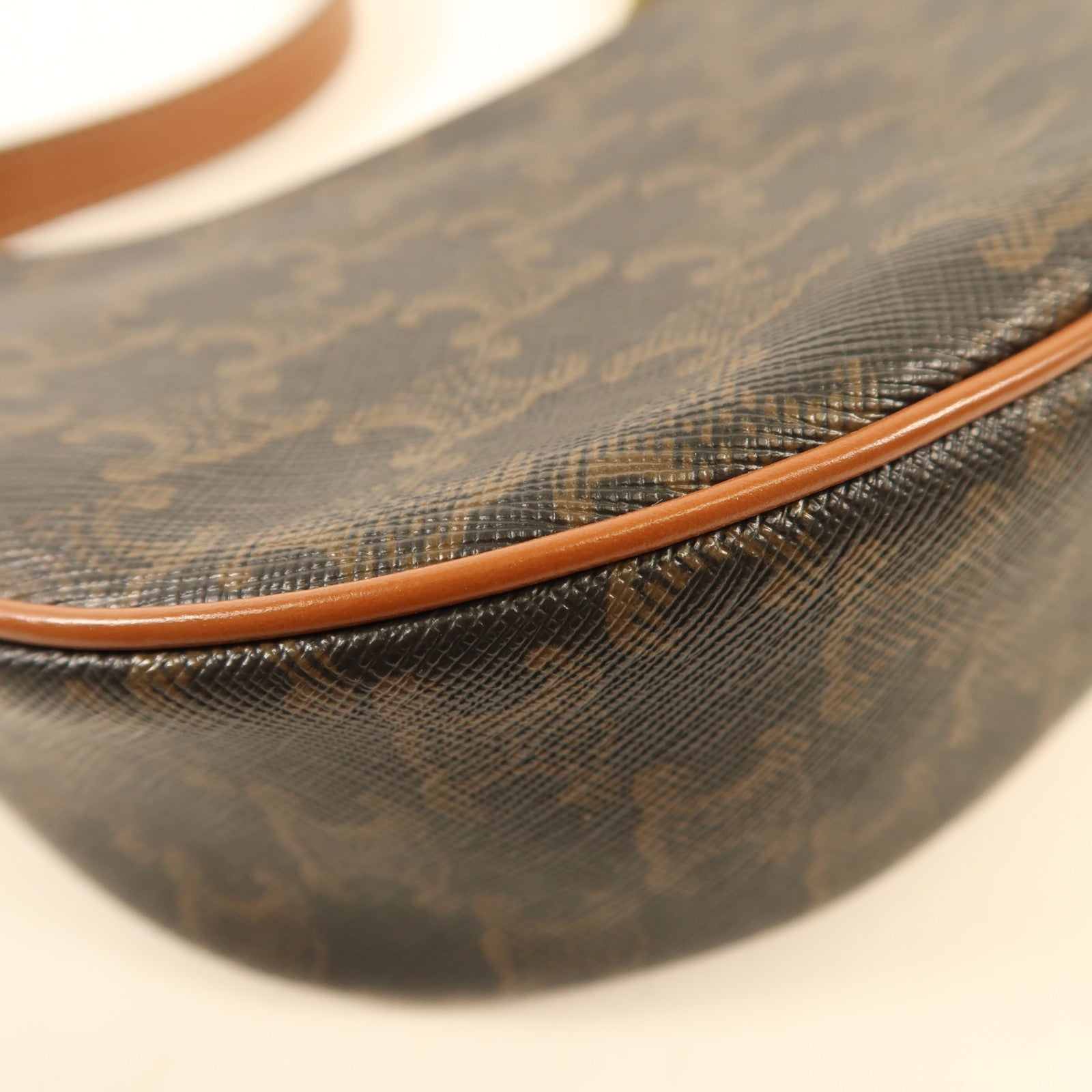 CELINE 塗層帆布Ava金扣肩背袋