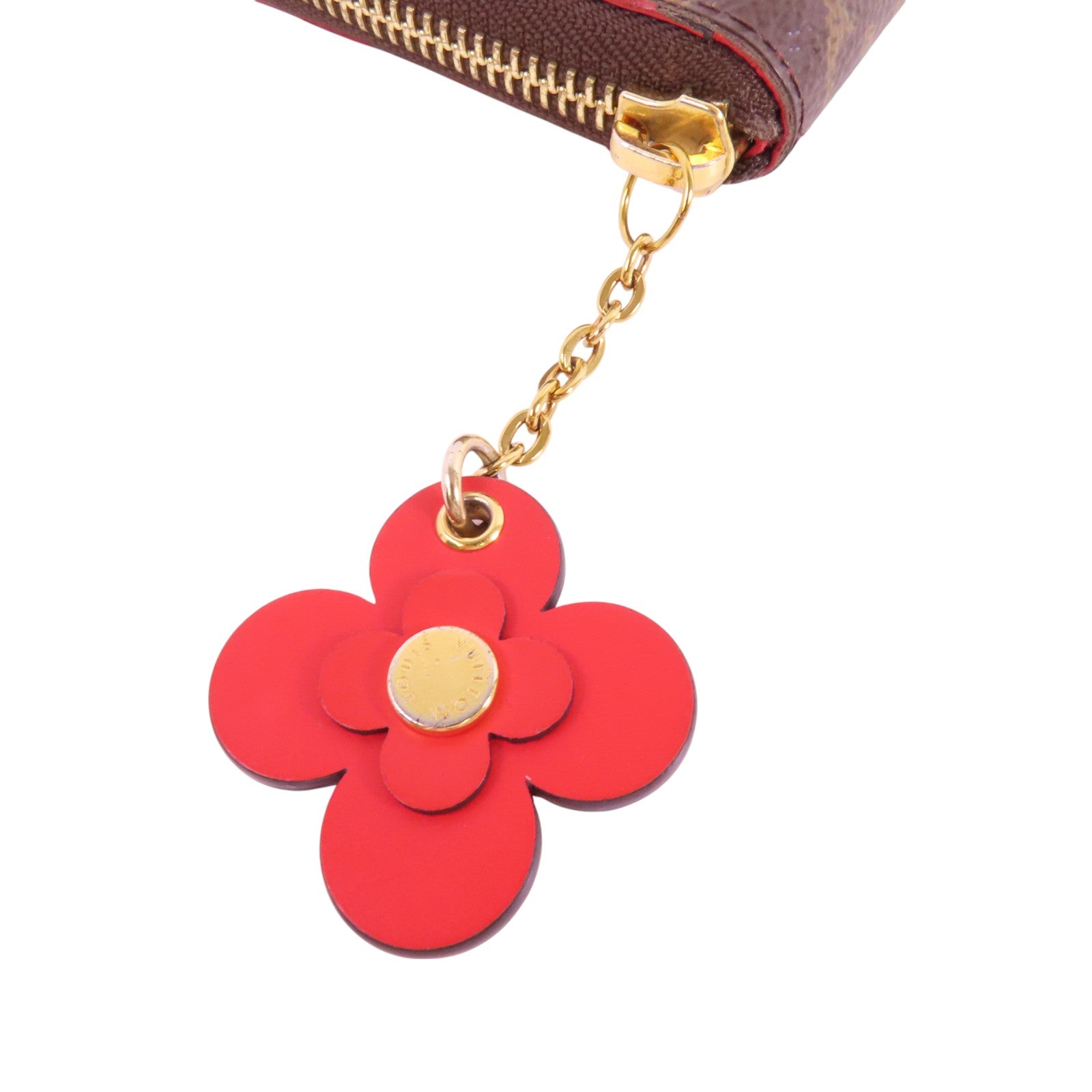 LOUIS VUITTON Monogram Clemence金扣拉鏈長錢包