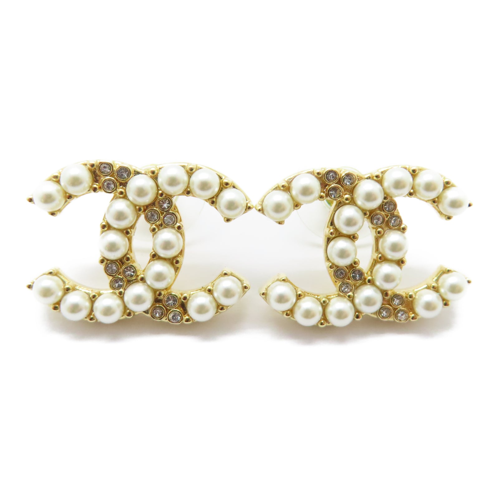 CHANEL 金屬Earrings耳環金色
