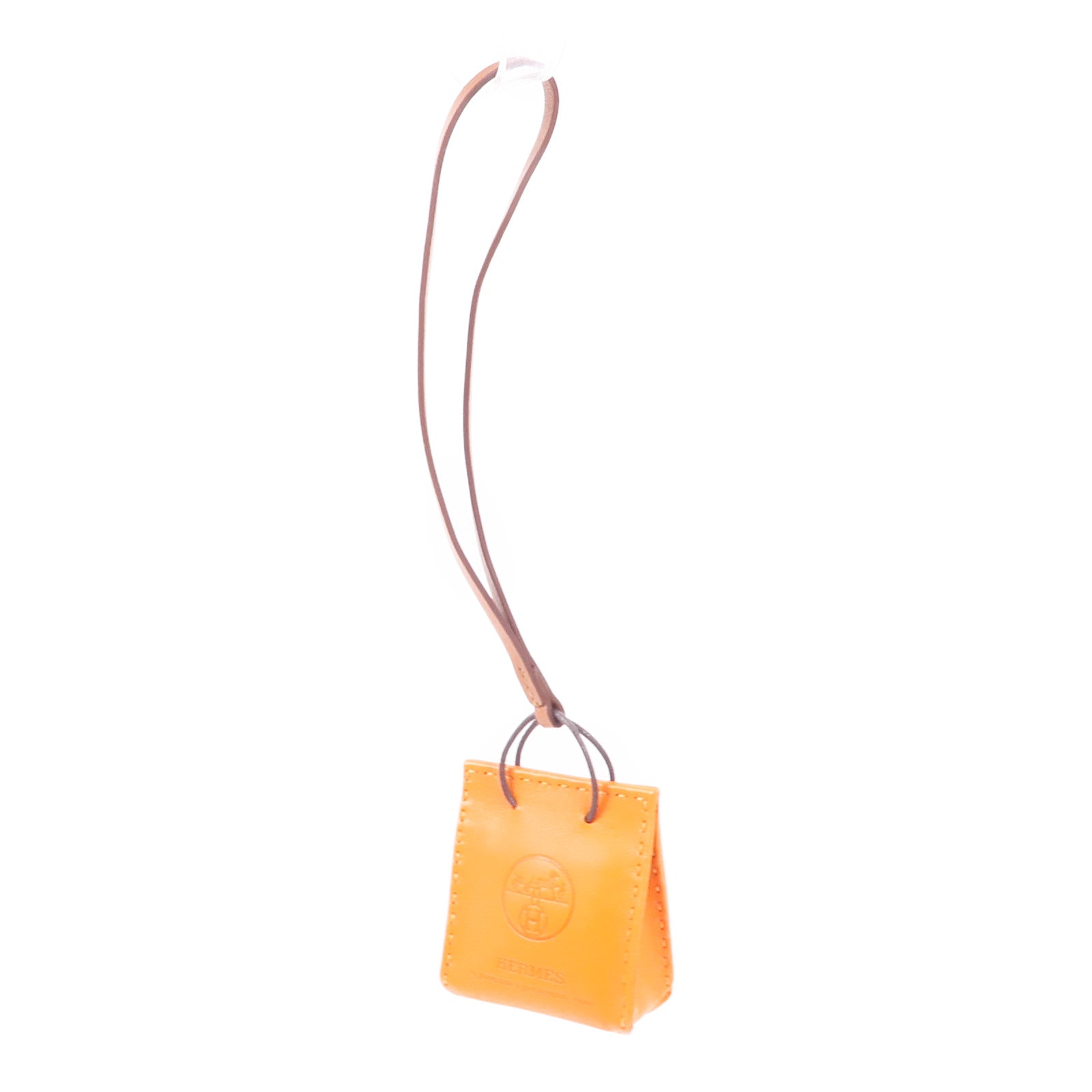 HERMES Swift皮革Shopping Bag Charm掛飾