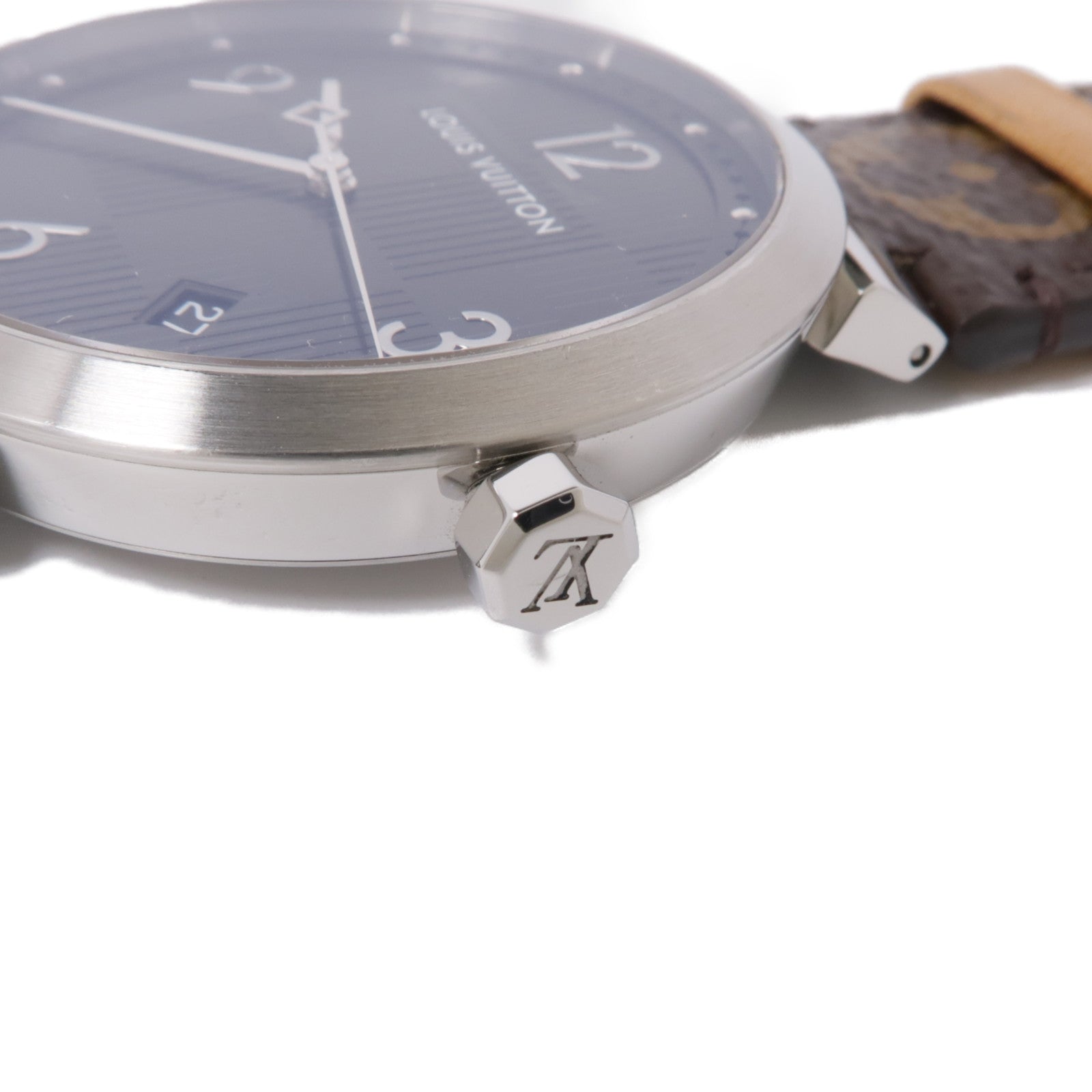 LOUIS VUITTON Tambour Damier Q1D00