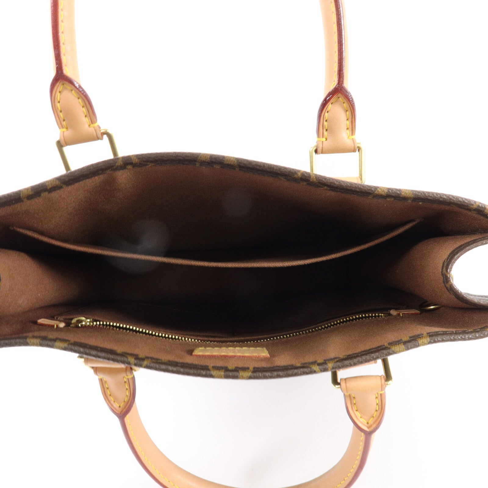 LOUIS VUITTON Monogram Sac Plat PM手挽肩背兩用袋
