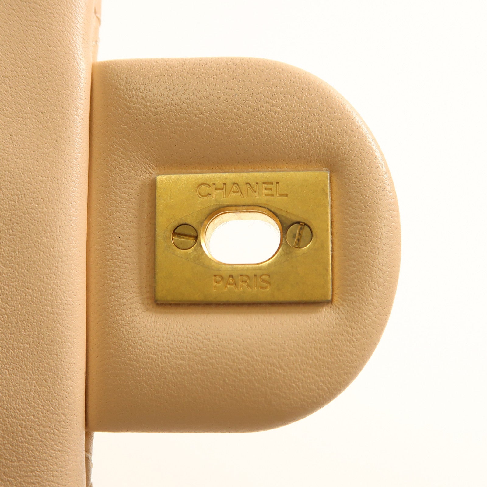 CHANEL 菱格羊皮皮革Chain Shoulder金扣鏈帶肩背袋粉紅色