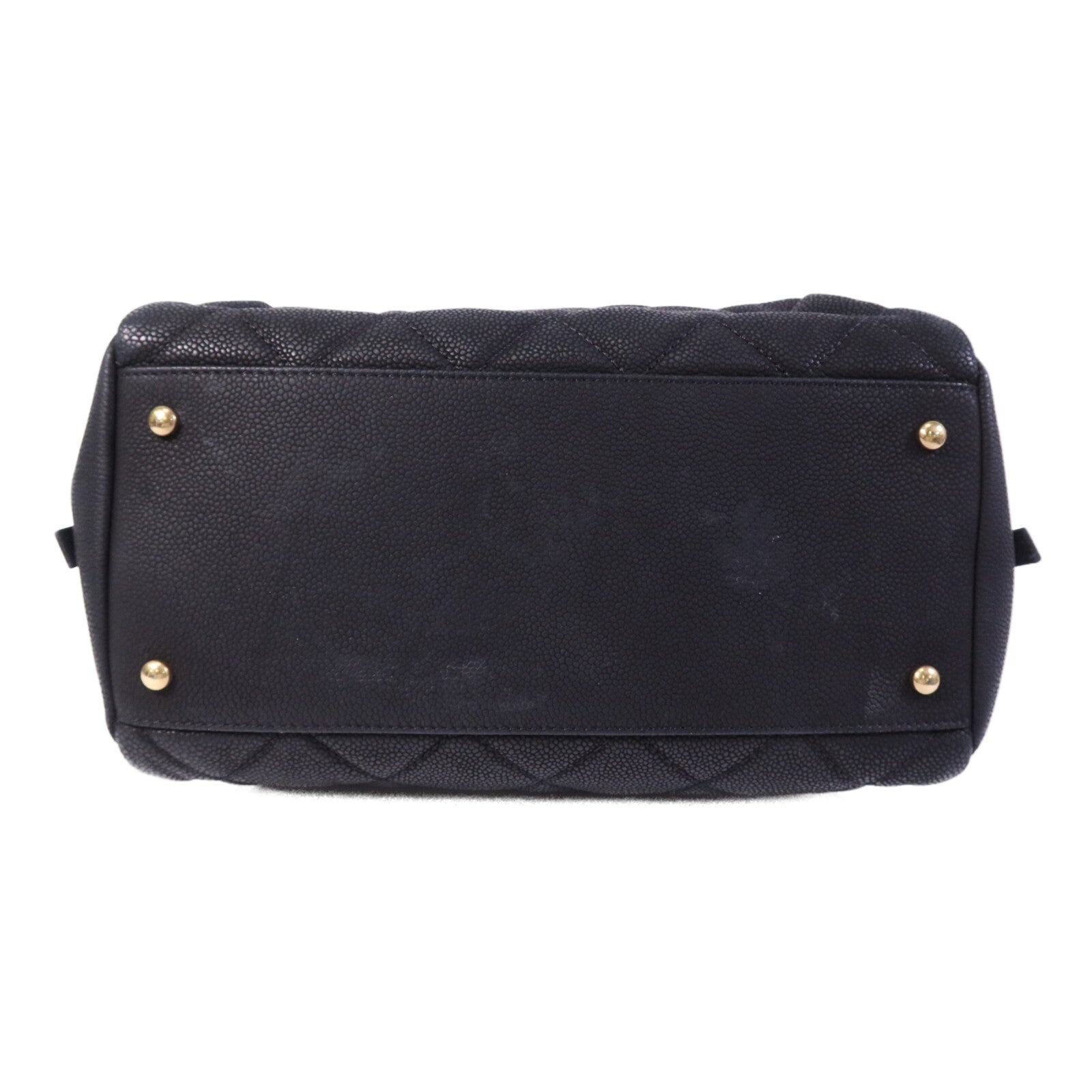 CHANEL 牛皮皮革2 Way Shoulder Bag金扣鏈帶手挽肩背兩用袋