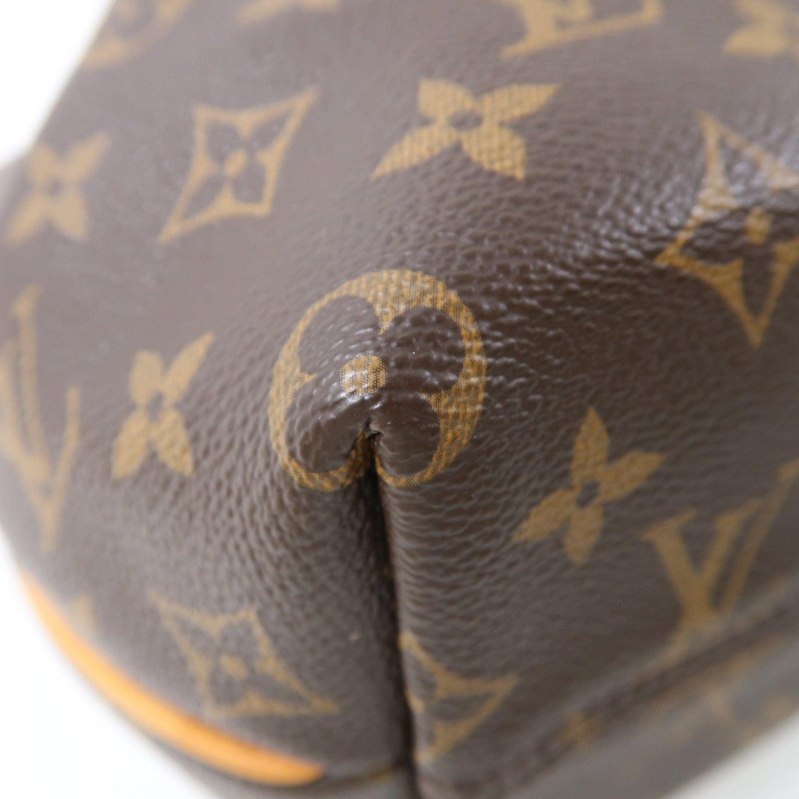 LOUIS VUITTON Monogram Turenne PM金扣手挽肩背兩用袋棕色