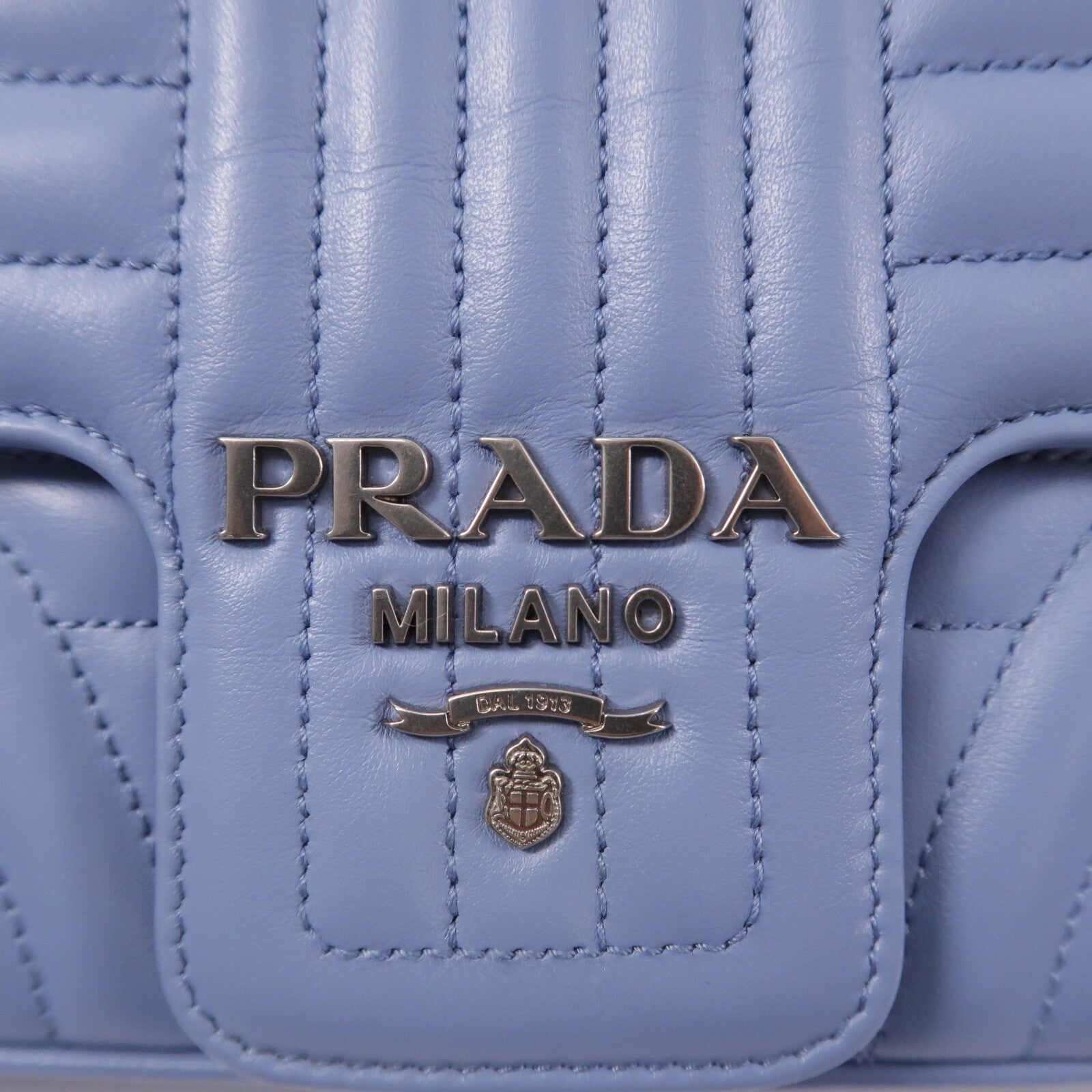 PRADA 牛皮皮革Chain Shoulder Bag鏈帶肩背袋