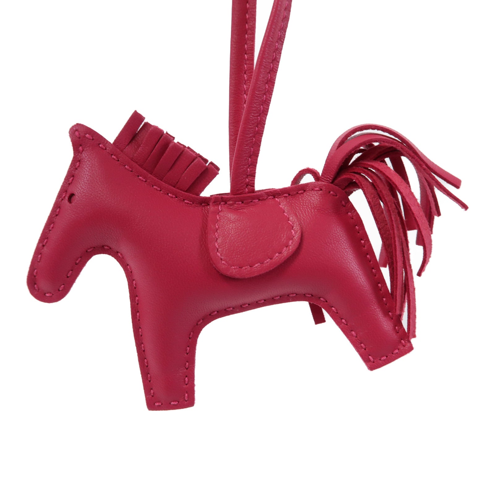 HERMES Swift皮革Rodeo掛飾Rose Mexico/墨西哥玫瑰粉