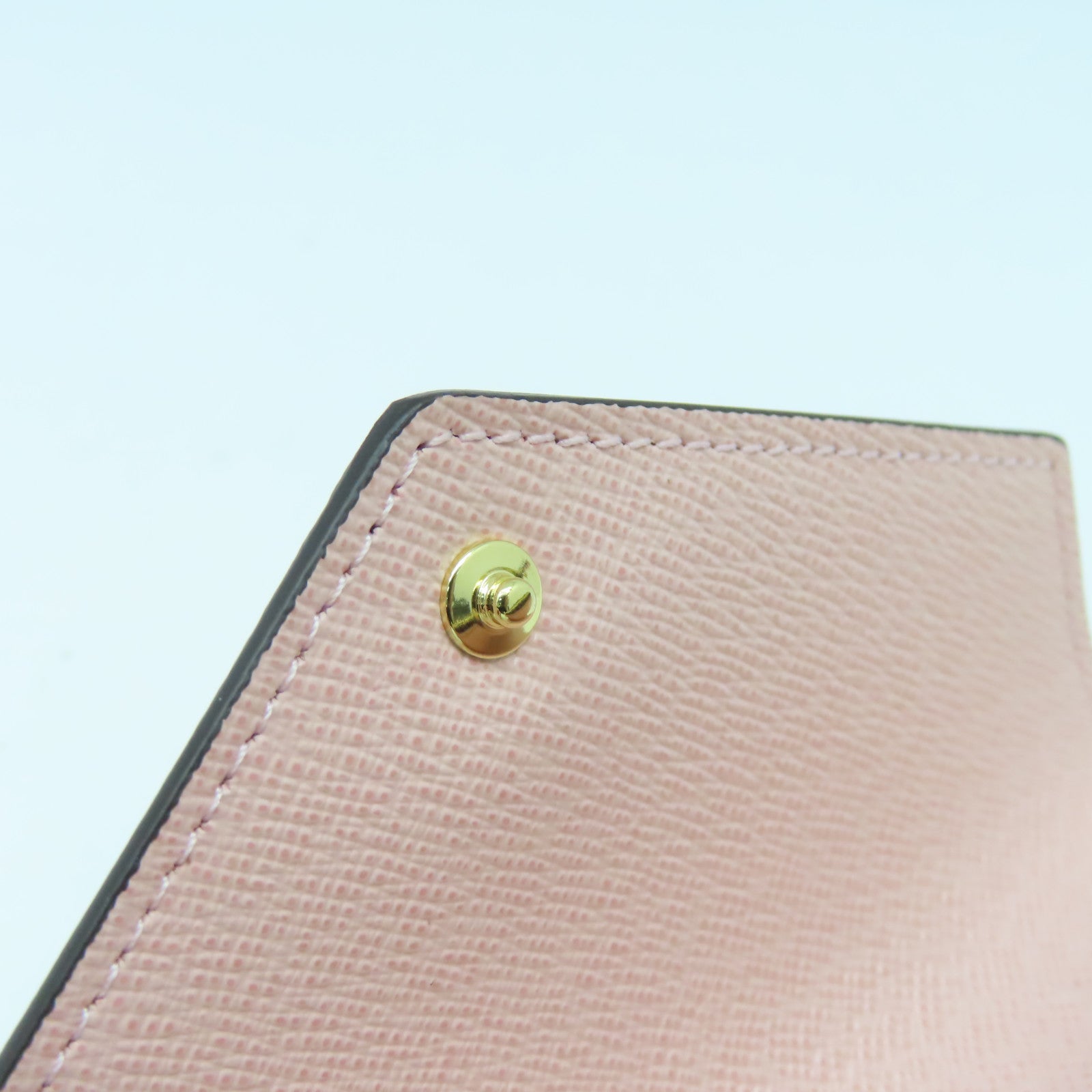 LOUIS VUITTON Monogram Victorine金扣錢包啡色/粉紅色
