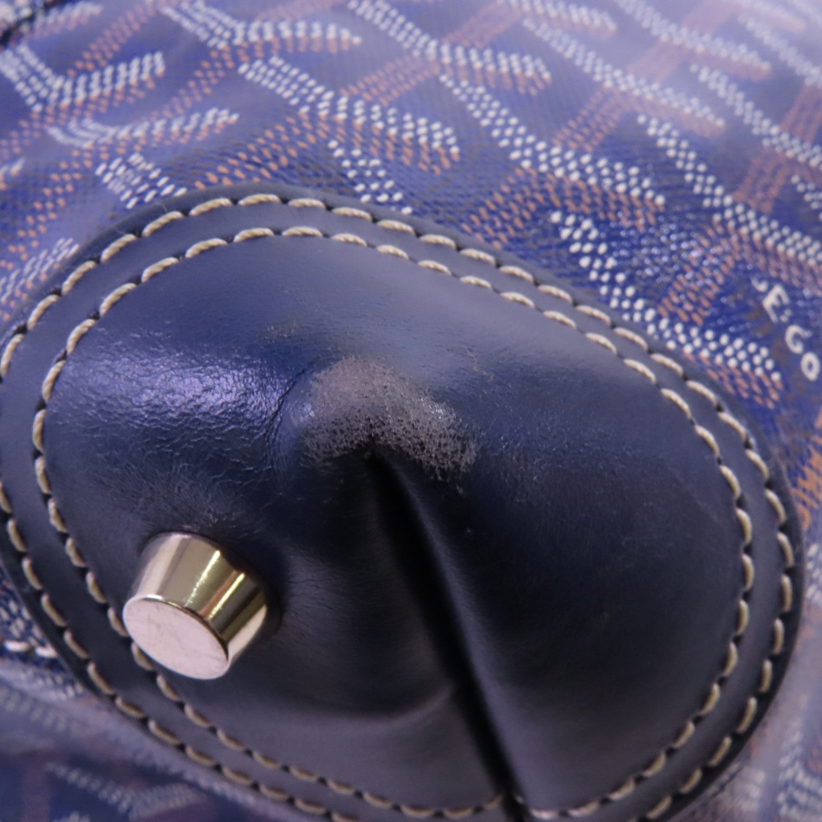 GOYARD 塗層帆布Boeing 30銀扣手挽袋