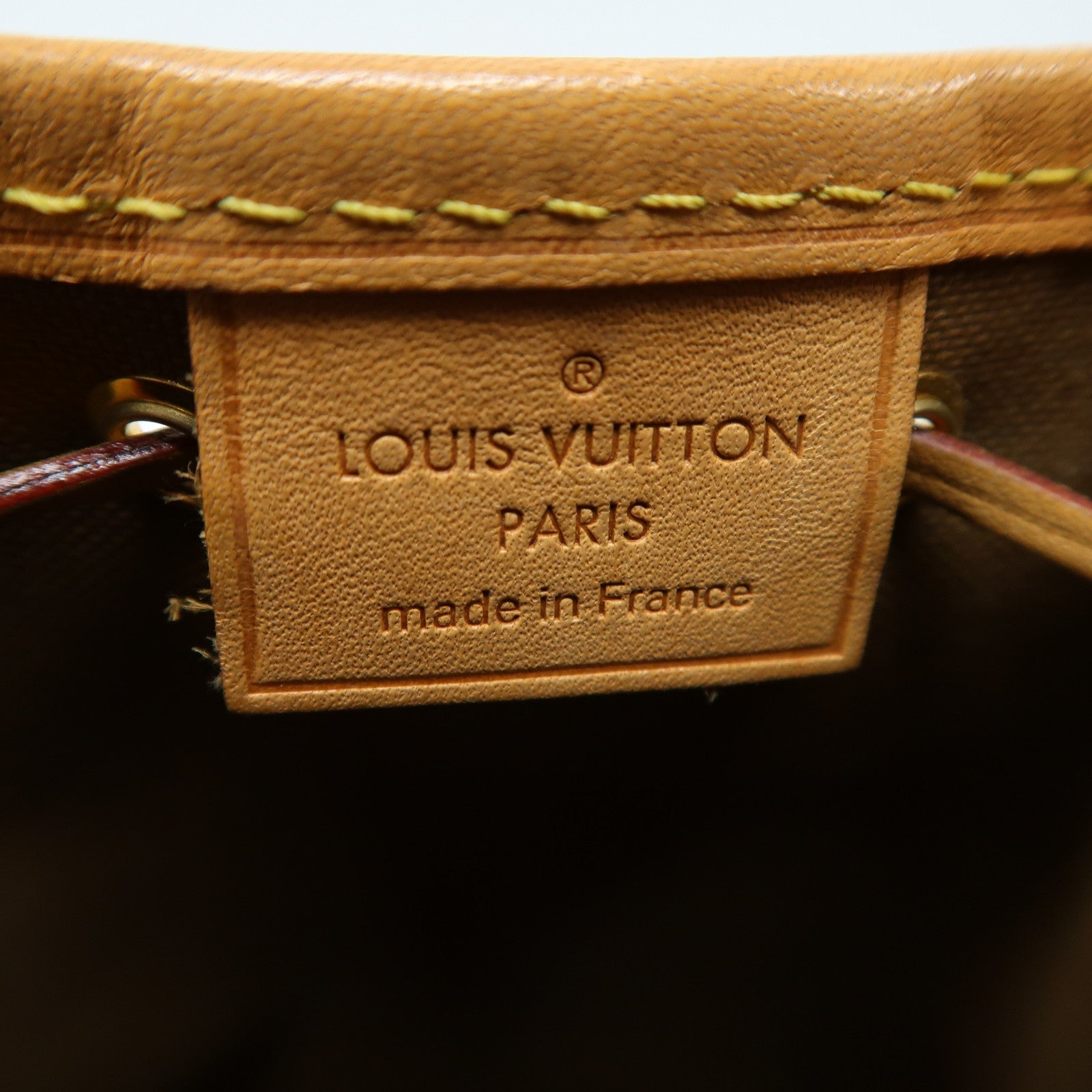 LOUIS VUITTON Monogram Nano Noe金扣肩背袋啡色