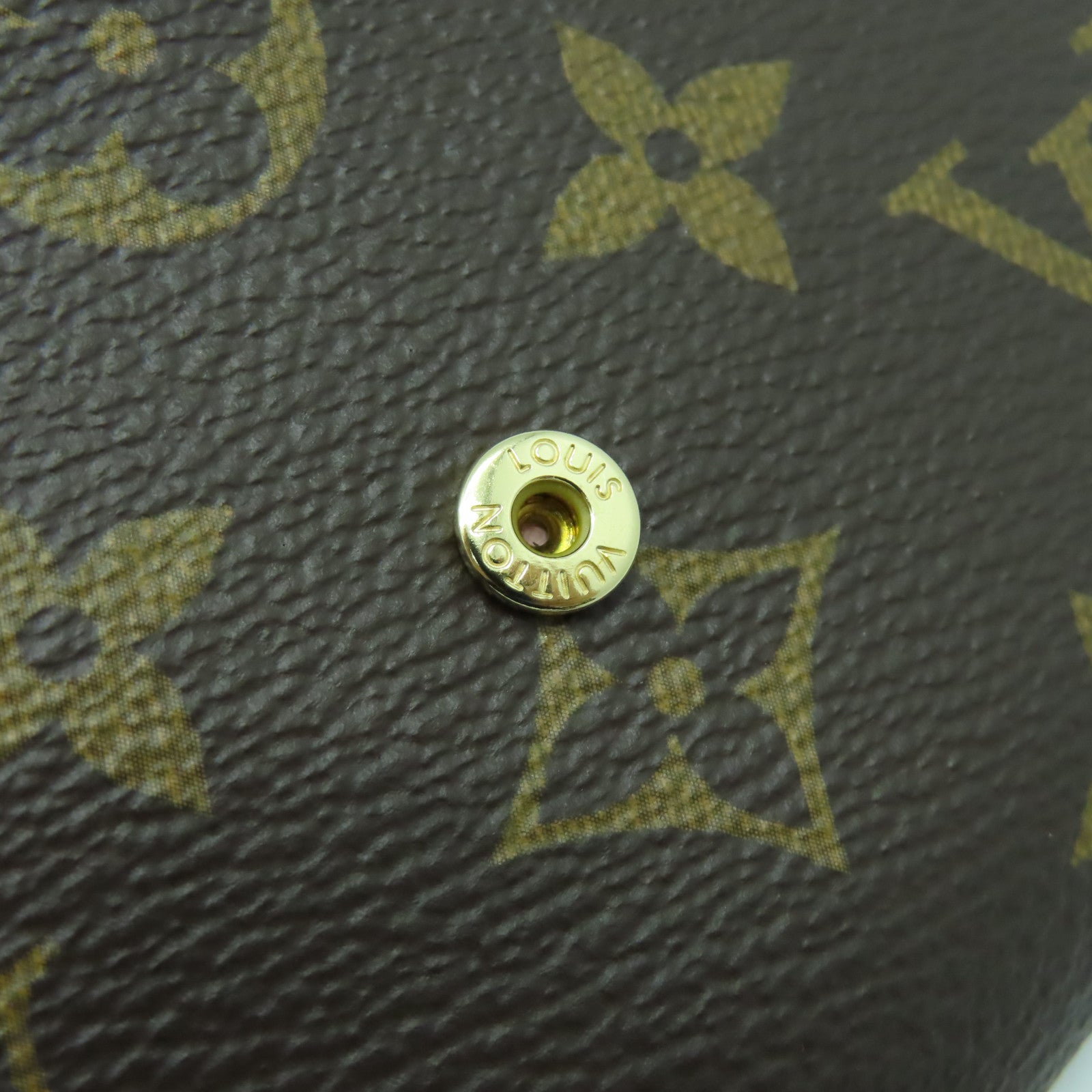 LOUIS VUITTON Monogram Victorine金扣錢包啡色/粉紅色