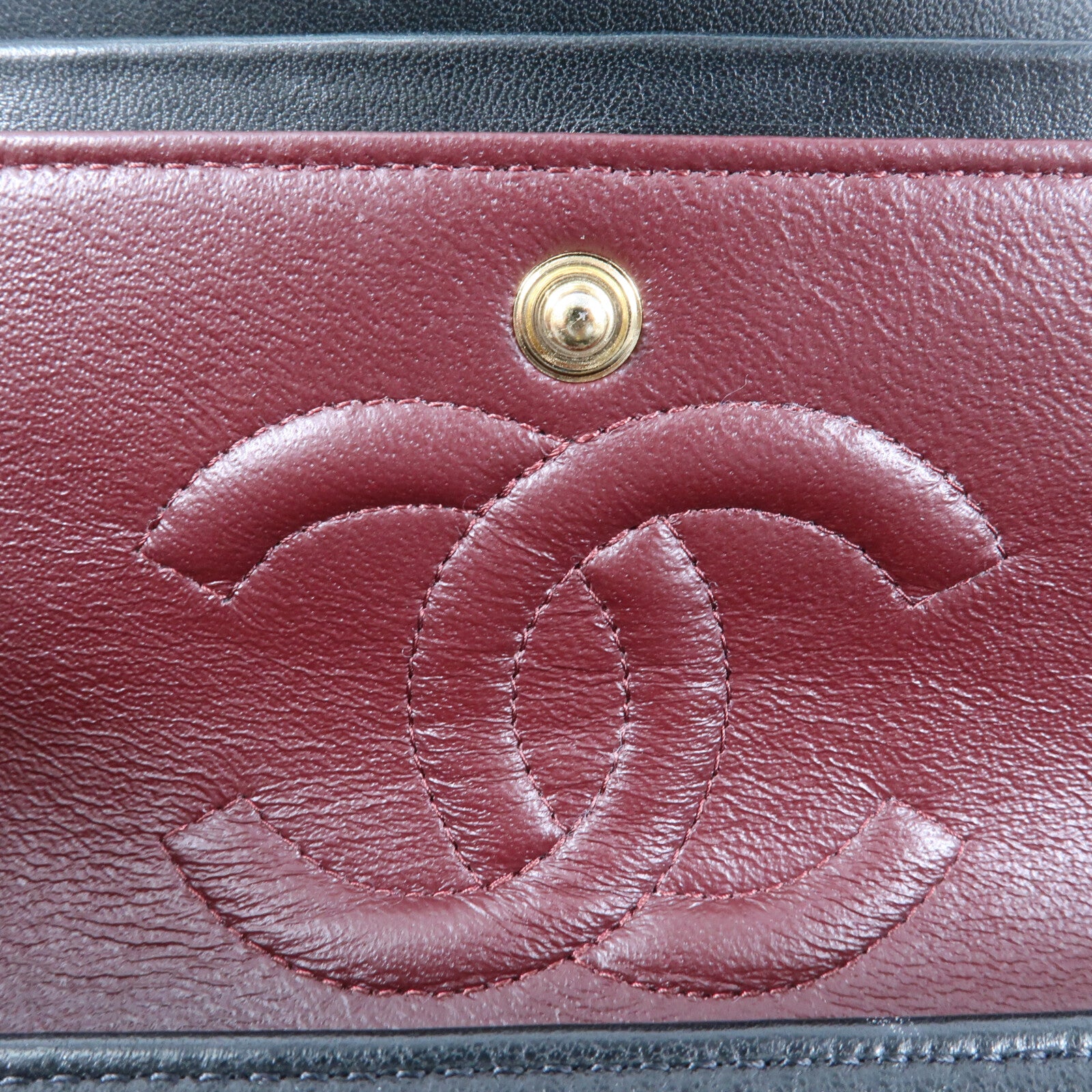 CHANEL 羊皮皮革Classic 25金扣鏈帶肩背袋