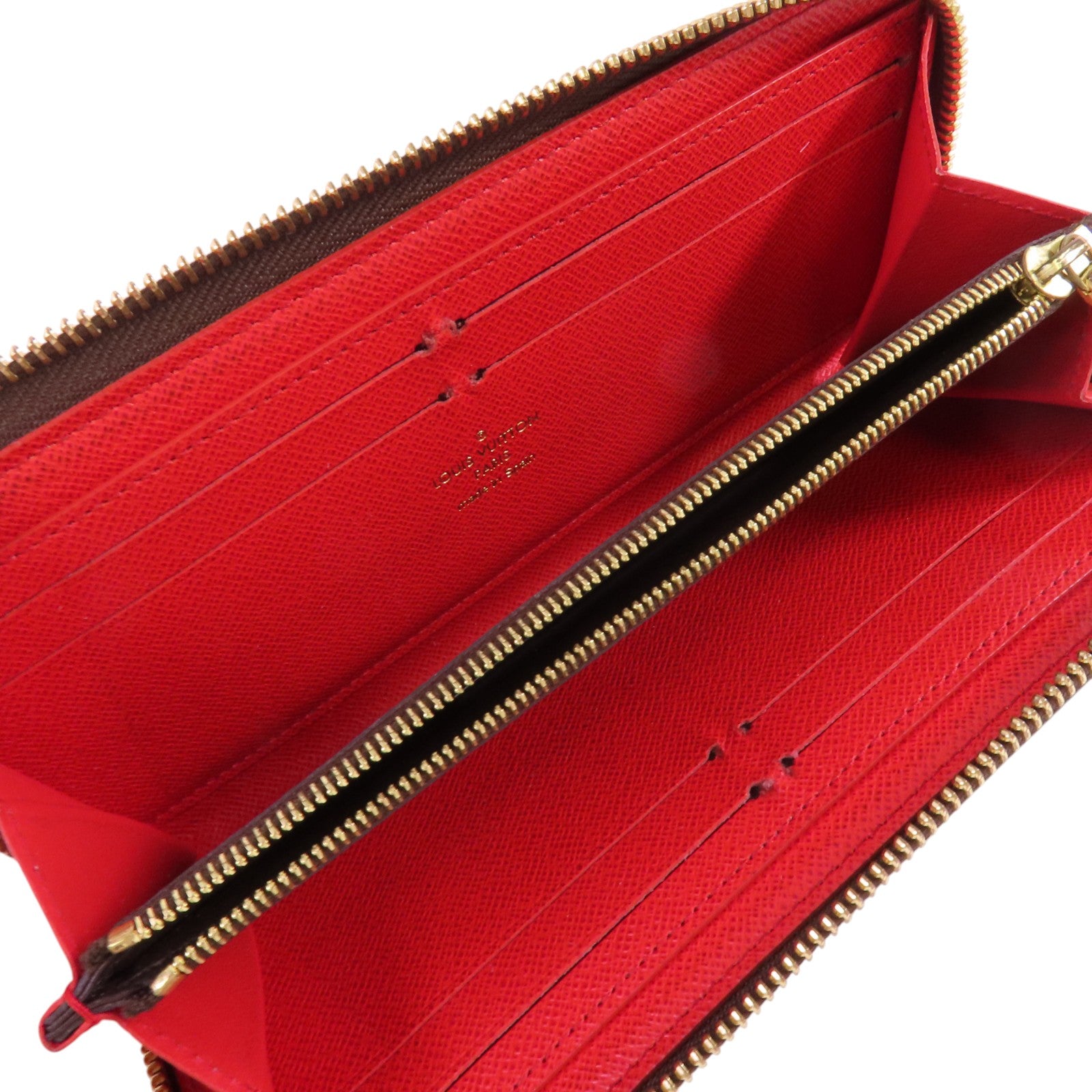 LOUIS VUITTON Monogram Clemence金扣拉鏈長錢包