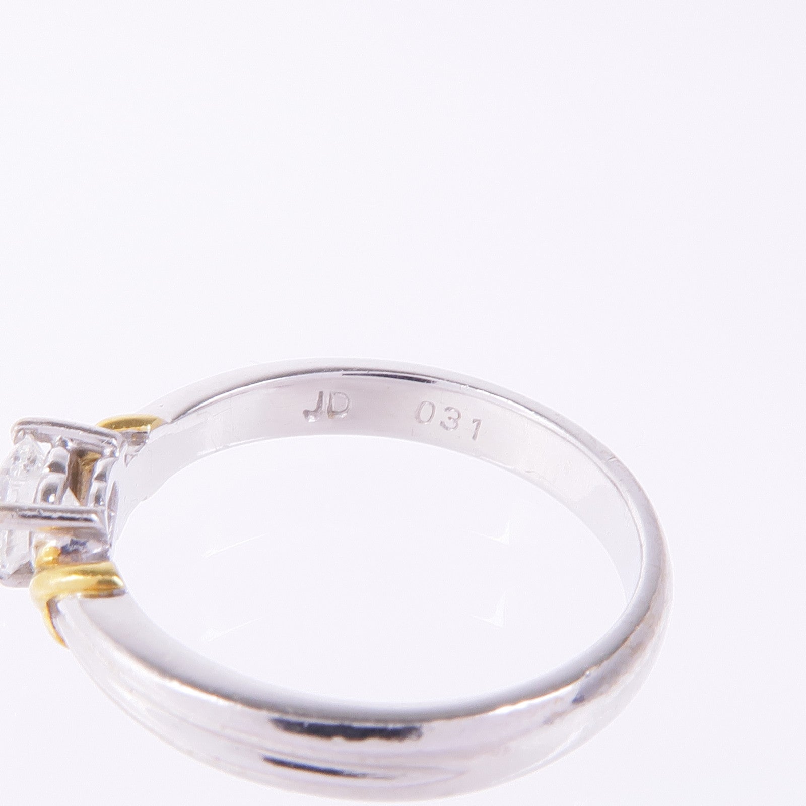 JEWELRY 【激減優惠】18K黃金/白金Diamond Ring鑽石戒指US#5.25