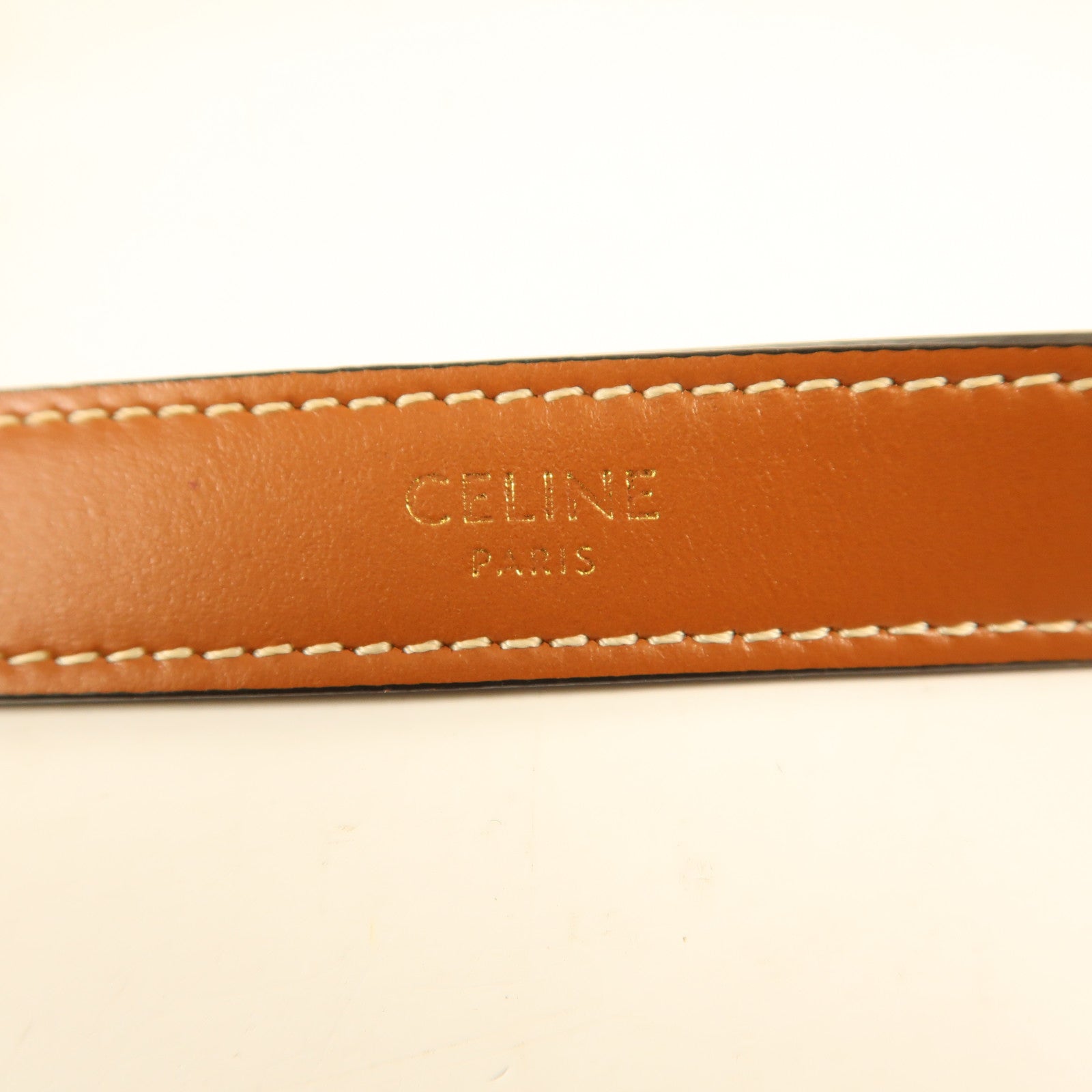 CELINE 塗層帆布Ava金扣肩背袋