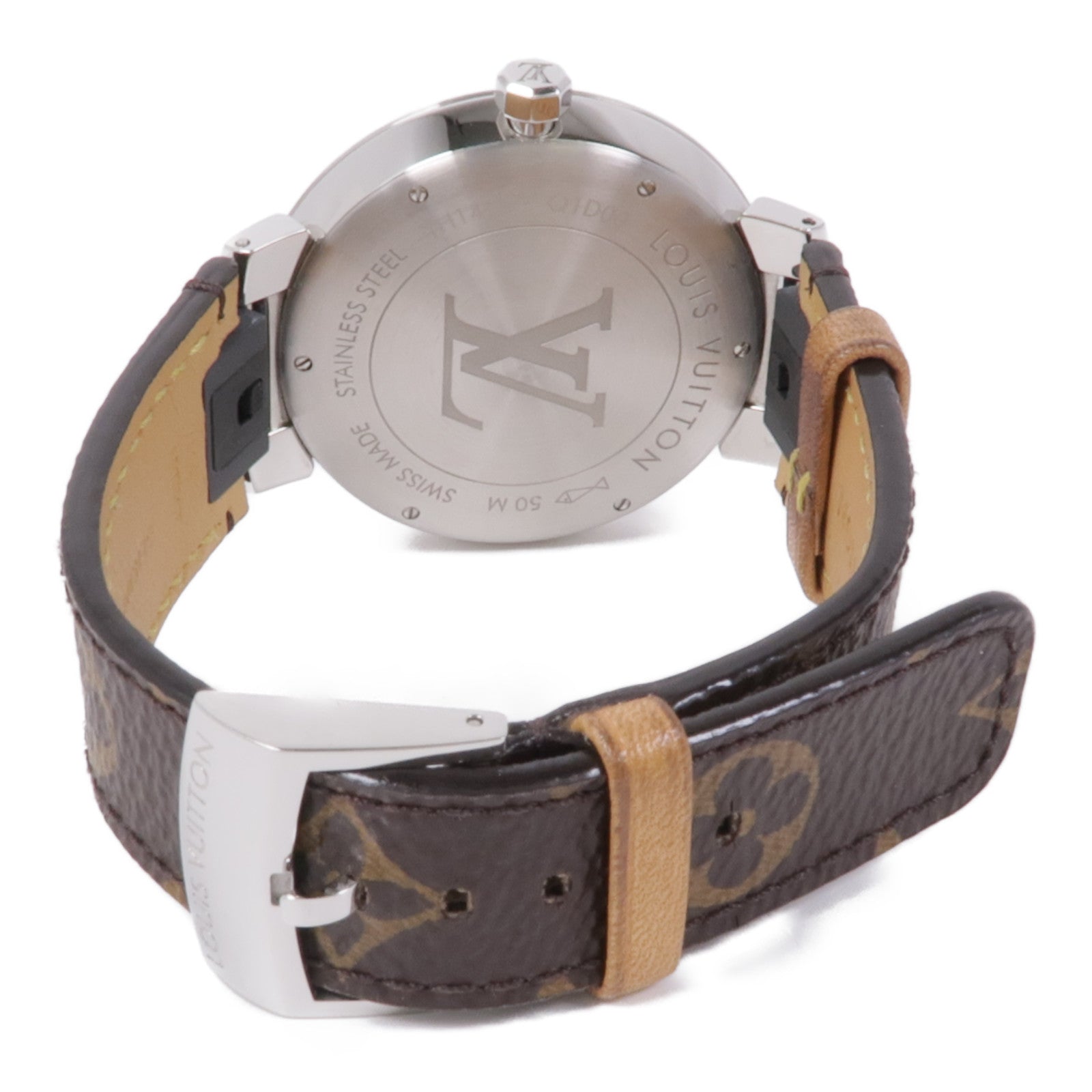 LOUIS VUITTON Tambour Damier Q1D00