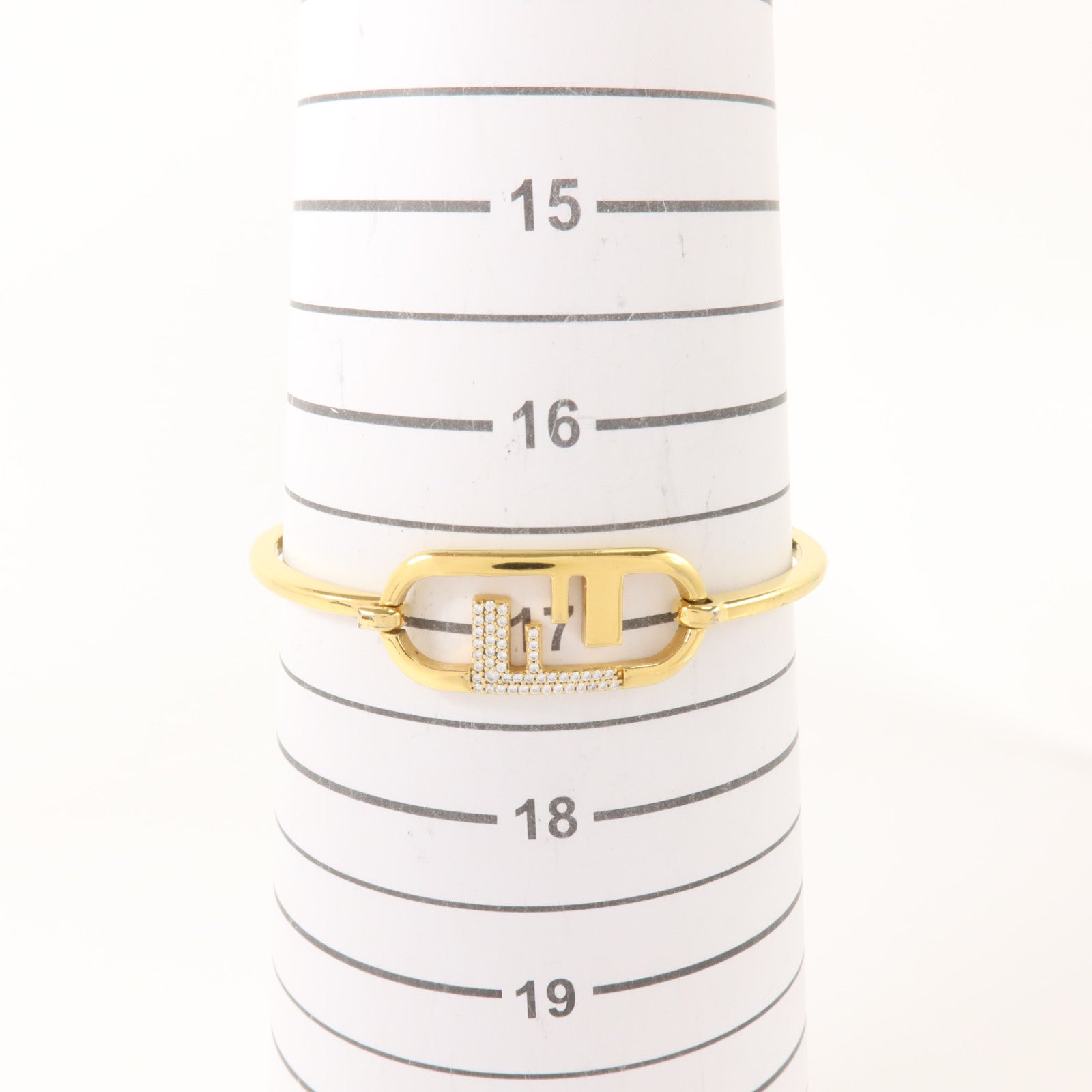 FENDI 金屬O'Lock Bangle(L)手鐲