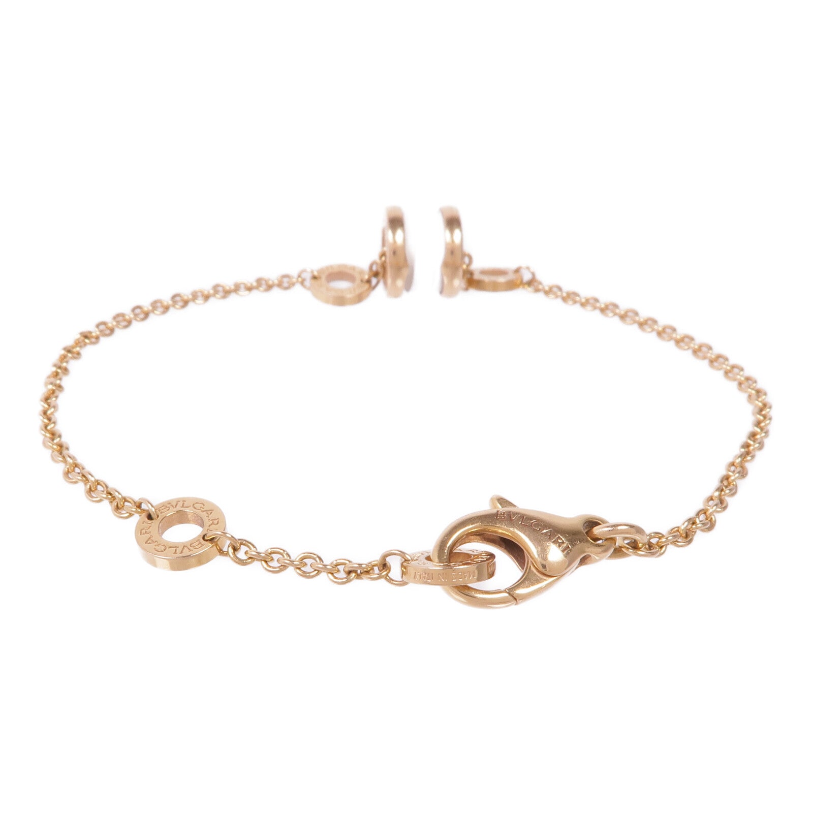 BVLGARI 【激減優惠】18K玫瑰金B-zero1 Bracelet陶瓷手鏈