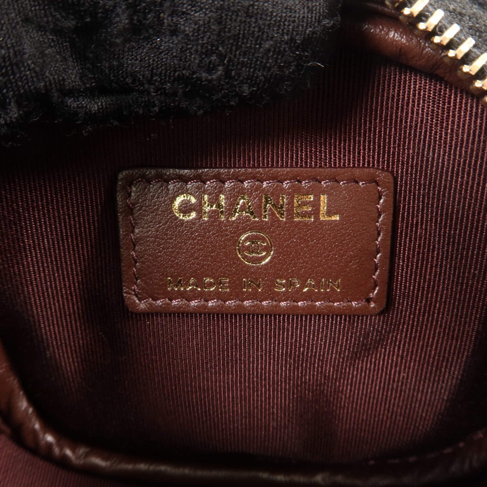 CHANEL 牛皮皮革Classic Round Coin Purse金扣零錢包