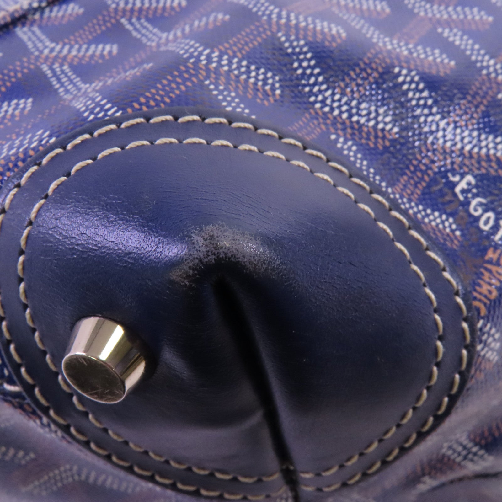 GOYARD 塗層帆布Boeing 30銀扣手挽袋