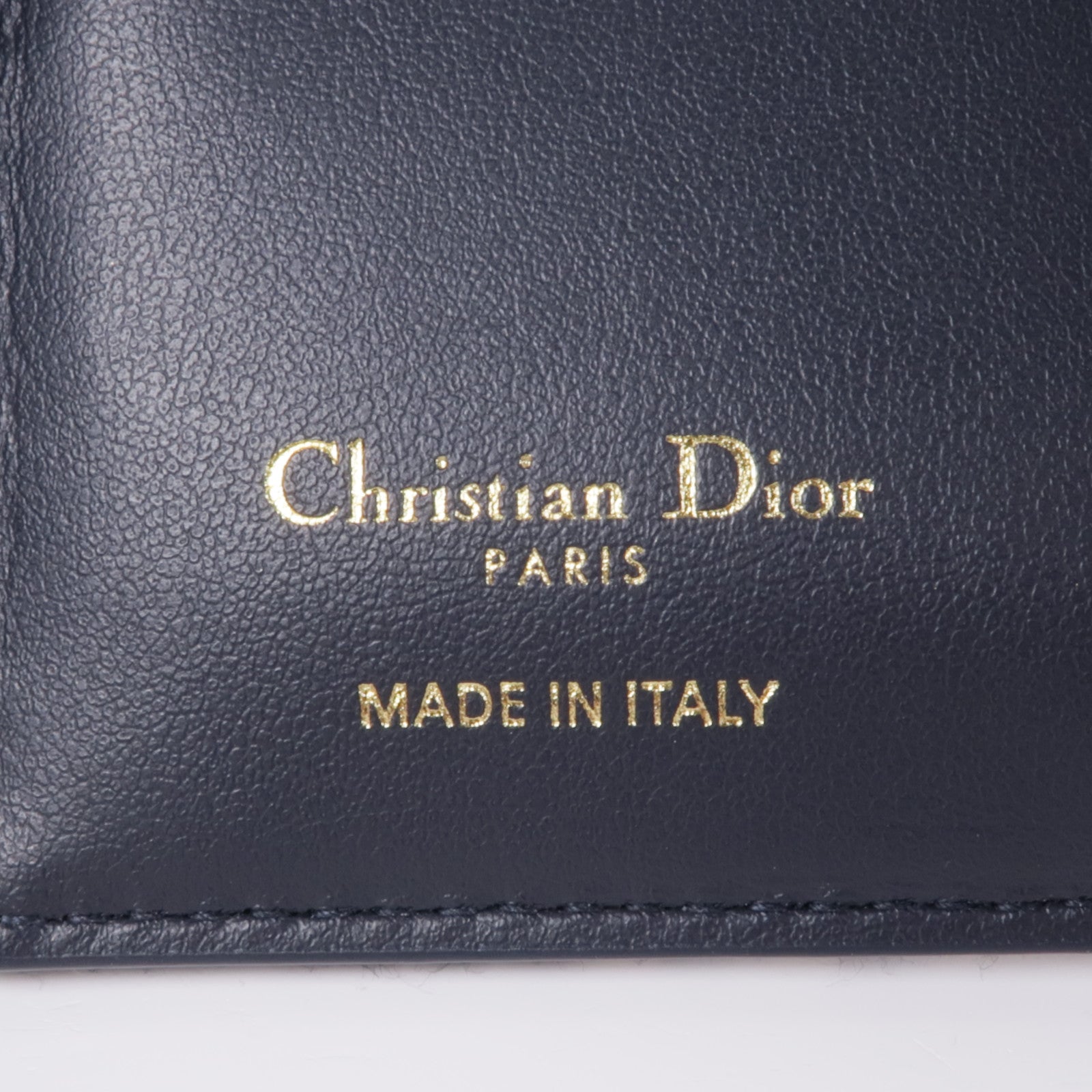 Dior 帆布Montaigne金扣錢包