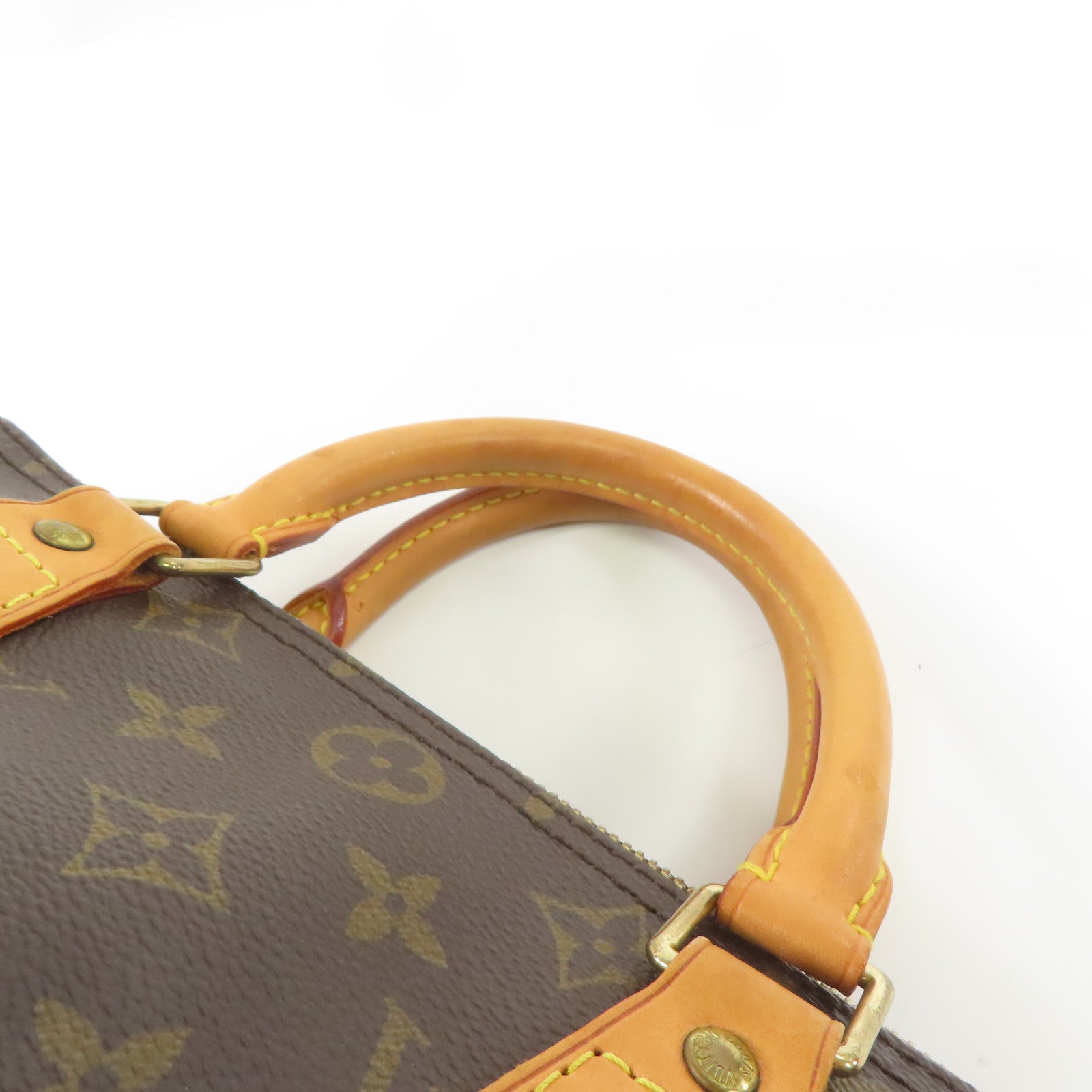 LOUIS VUITTON Monogram Speedy 30金扣手挽袋棕色