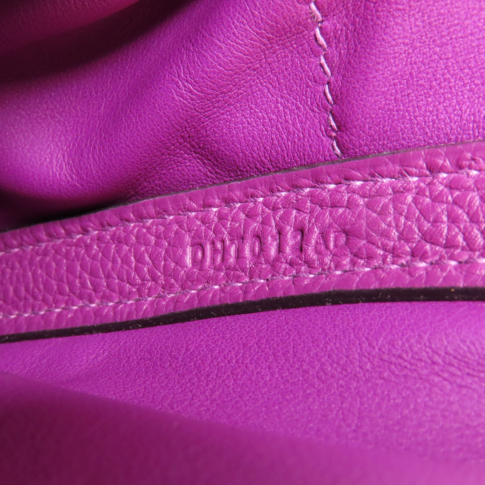 HERMES GHW 24/24 29CM 2 Way Bag Clemence Leather P9 Anemone