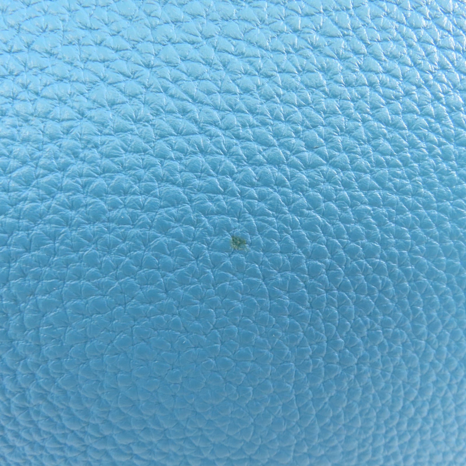 HERMES Clemence皮革So Kelly 22銀扣肩背袋7B Turquoise/土耳其亮藍