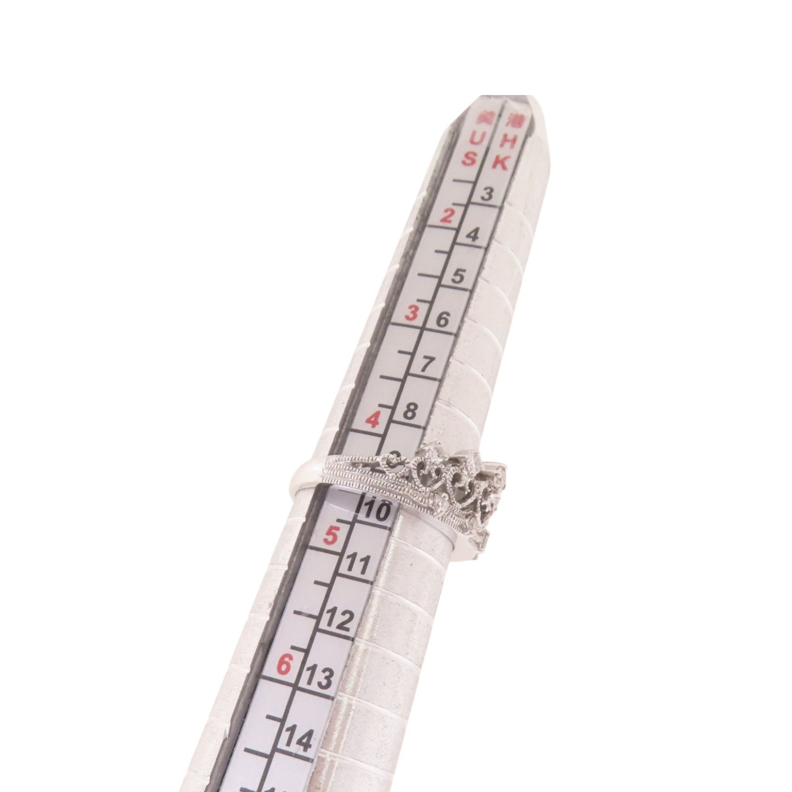 JEWELRY 【激減優惠】18K白金/鑽石Diamond Ring戒指US#4.5